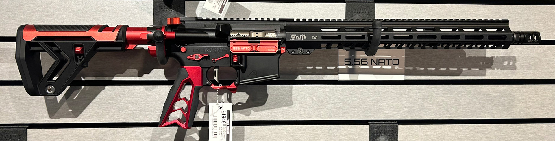 Wraith Precision Ronon, Red/Black in 5.56 NATO