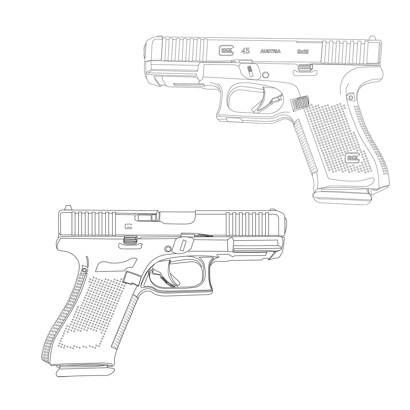 Glock G45 "Customization Worksheet"