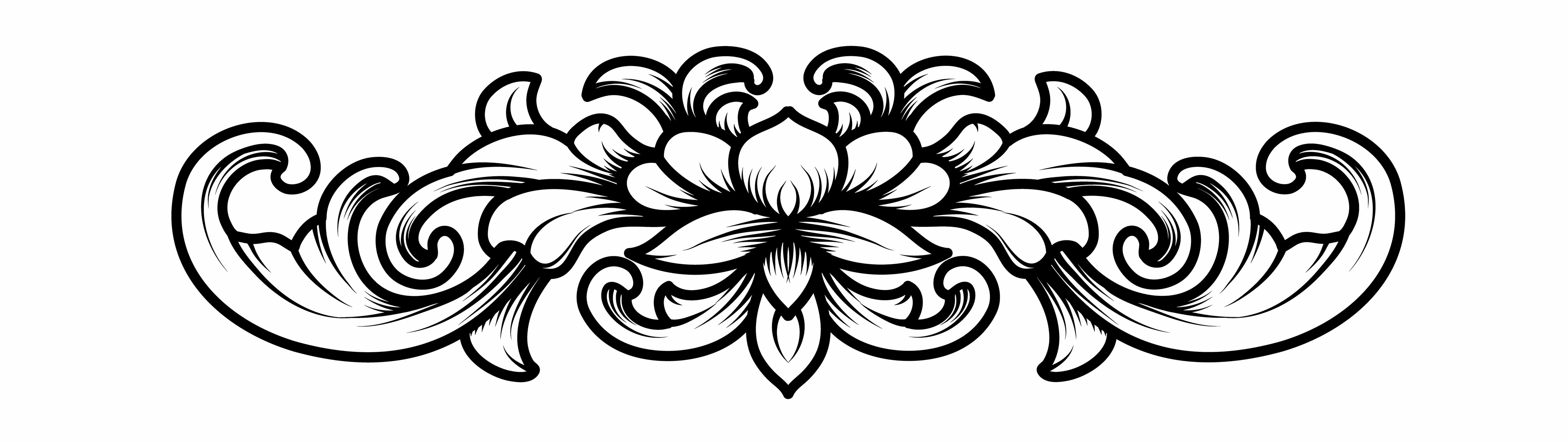 Traditional Engraving Ornament