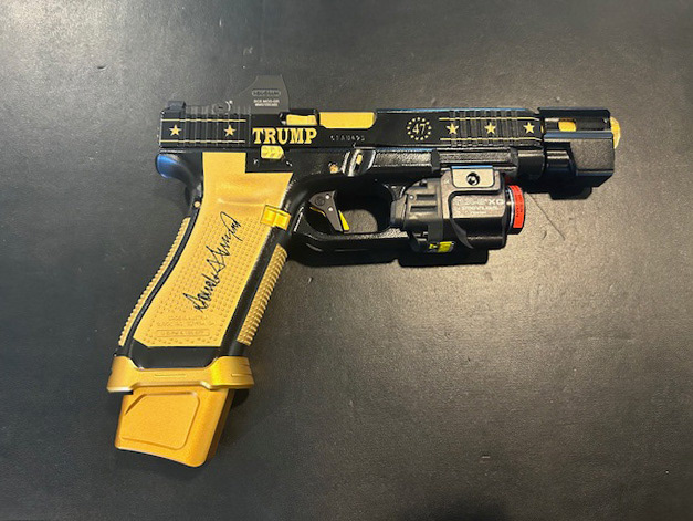 Custom Trump Glock 47 with Red Dot, Flash Light and Compensator