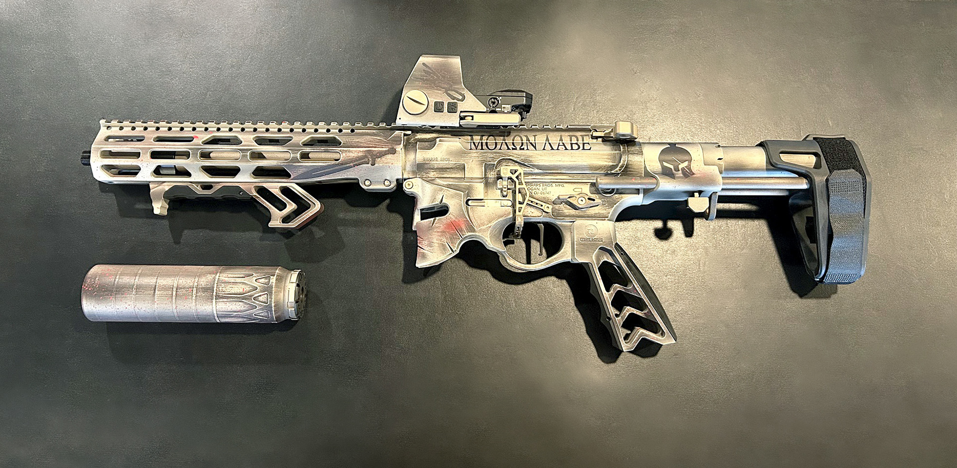 Piston-Driven Spartan AR, Custom Build and Cerakote