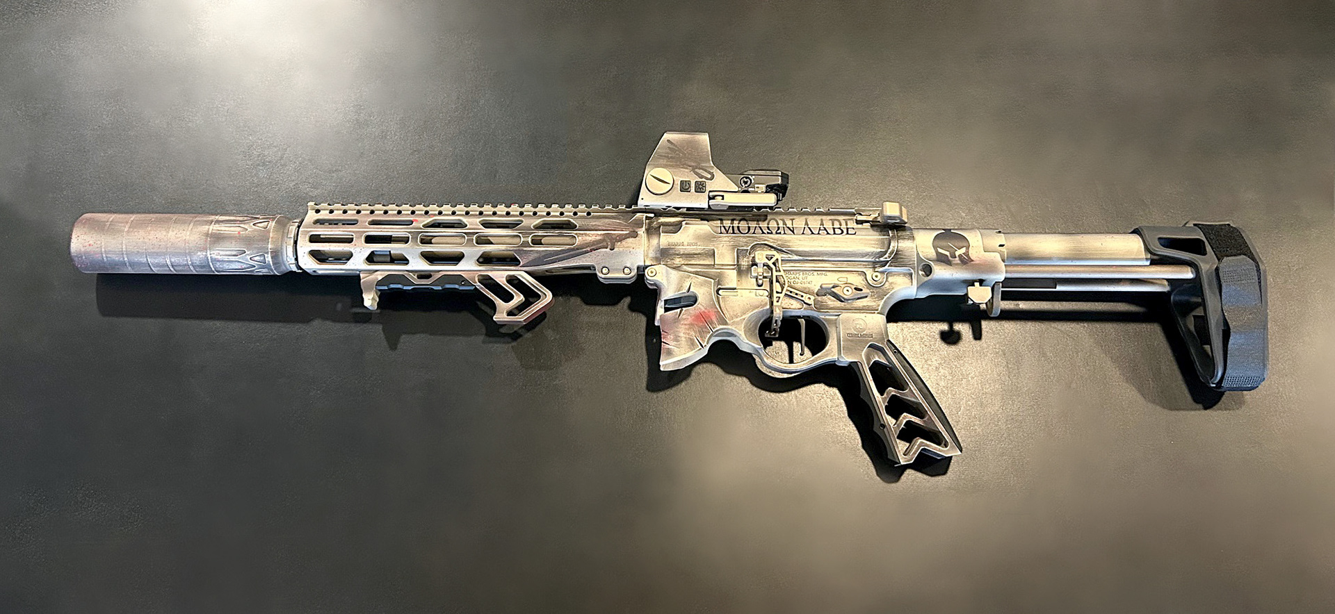 Piston-Driven Spartan AR, Custom Build and Cerakote