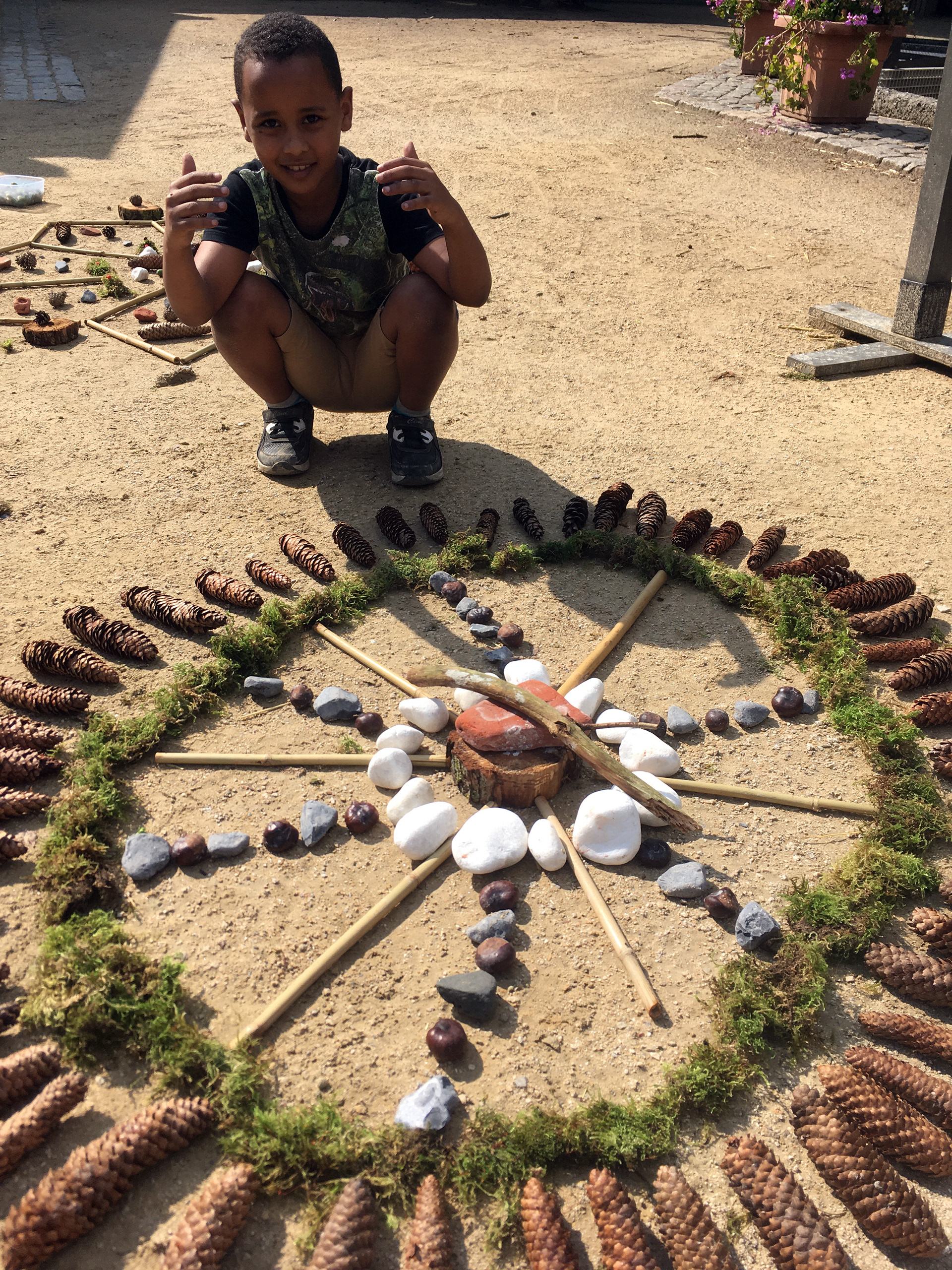 mandala making