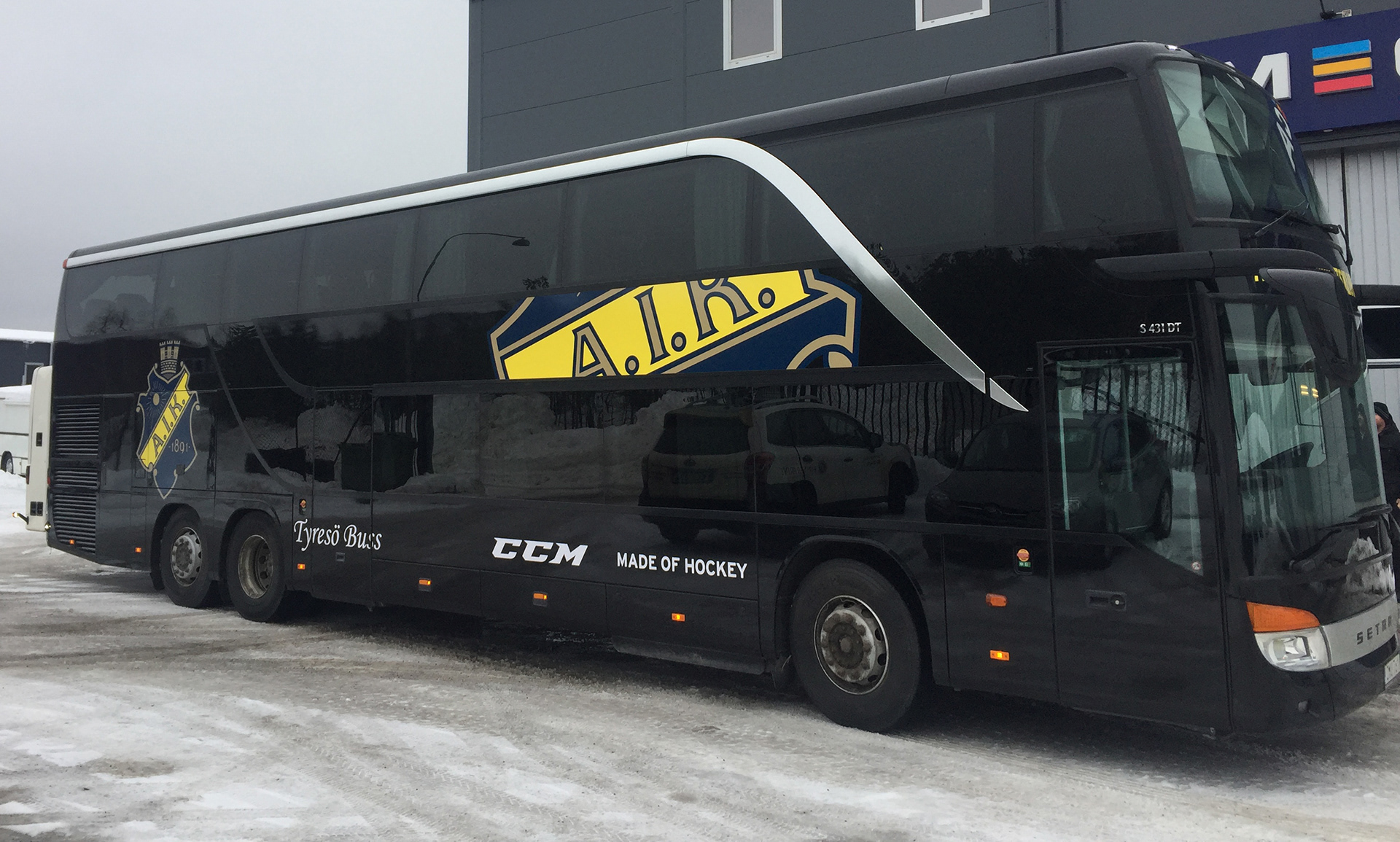 Foliering buss