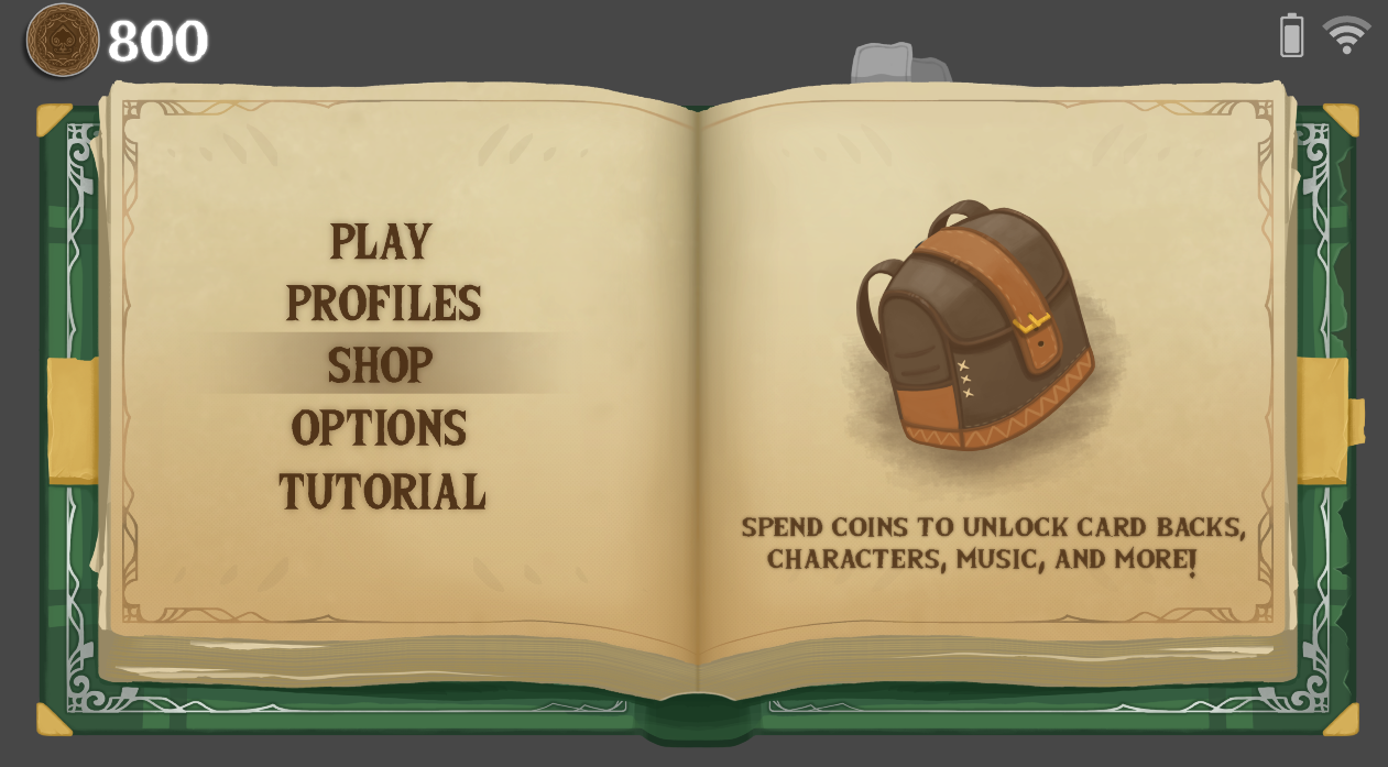 Version 2 of the Menu