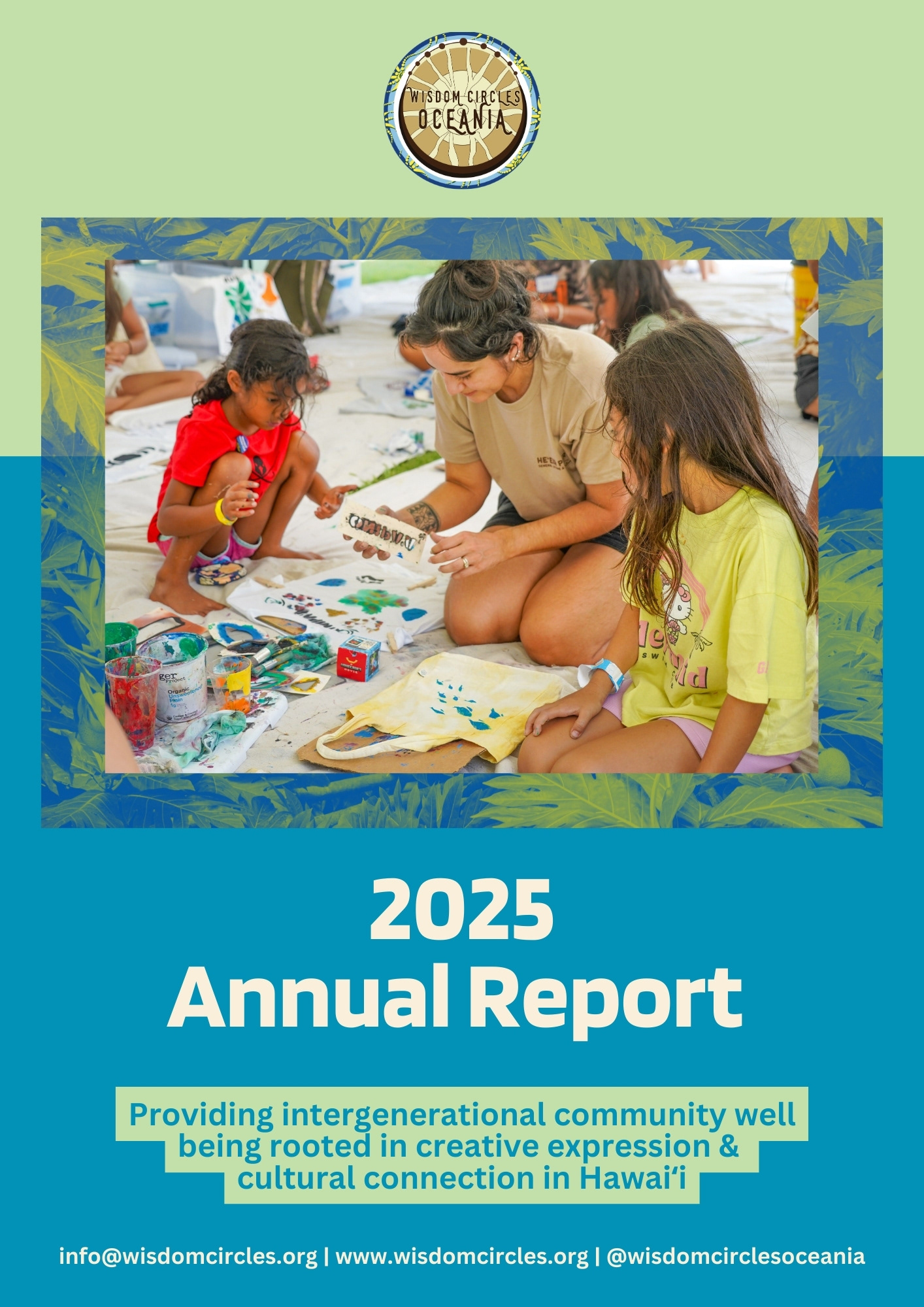 annual report for wisdom circles oceania