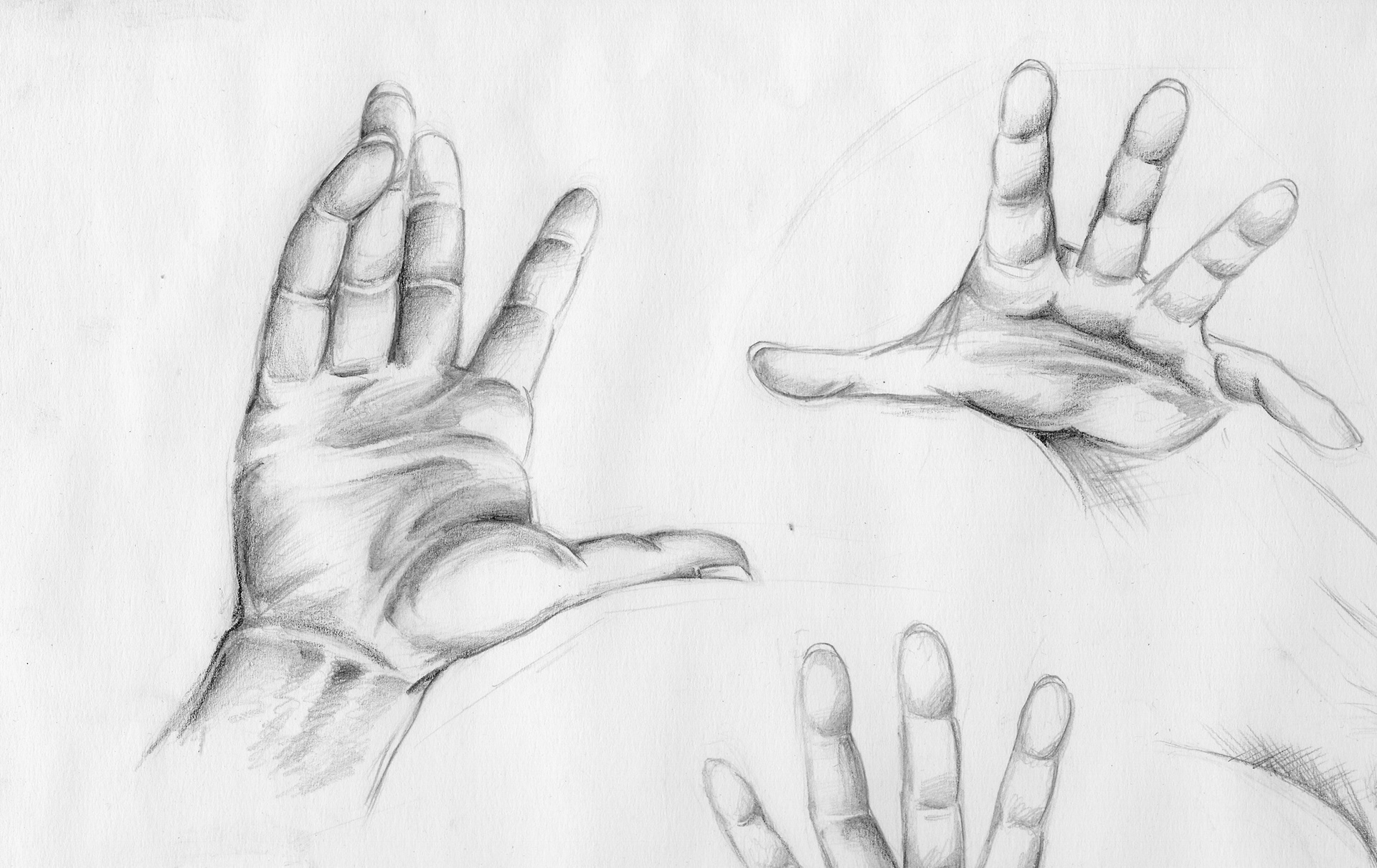 Handstudien 1999 / DIN A 3 
