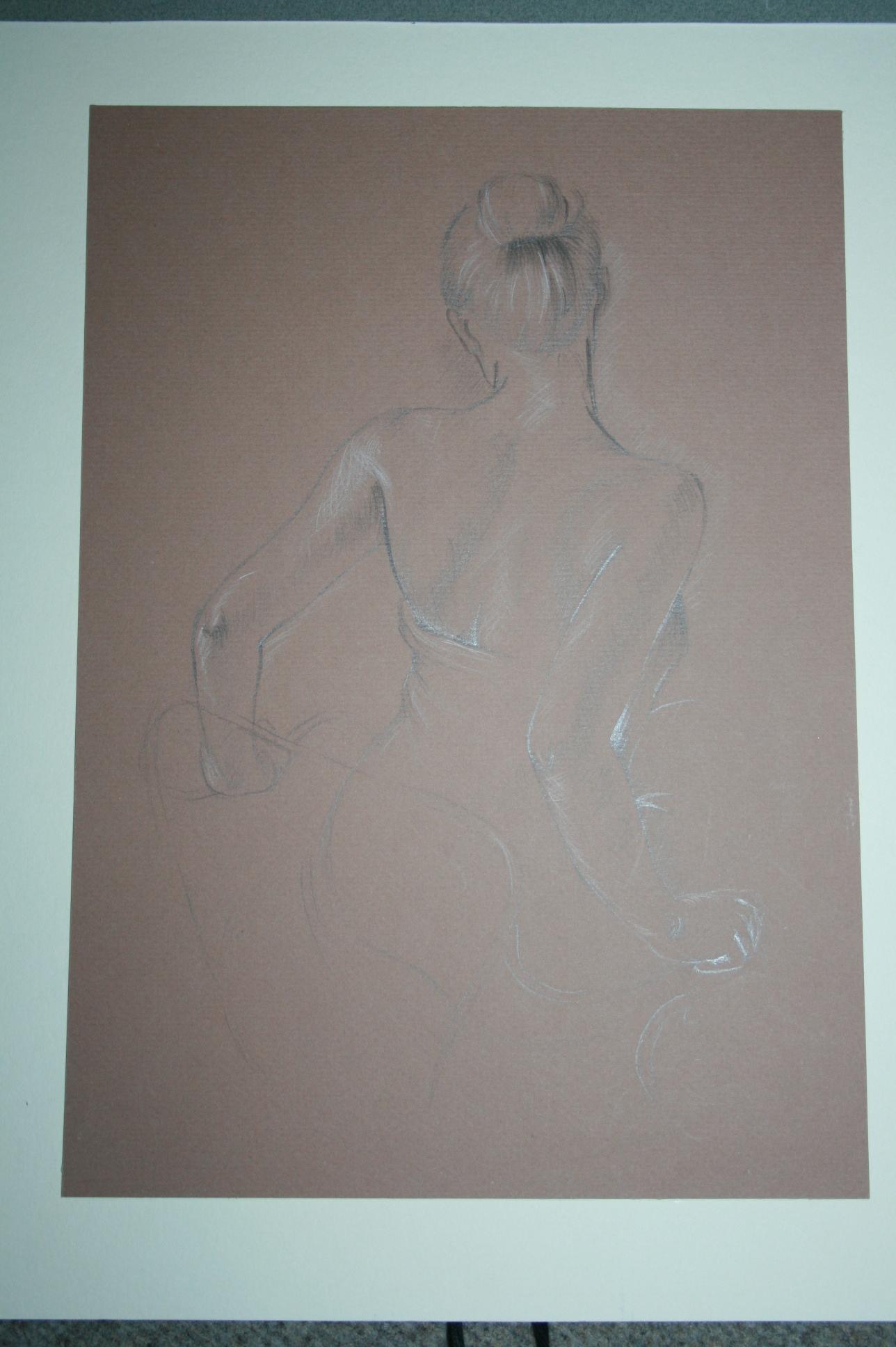 Frau sitzend 2001 / DIN A3 