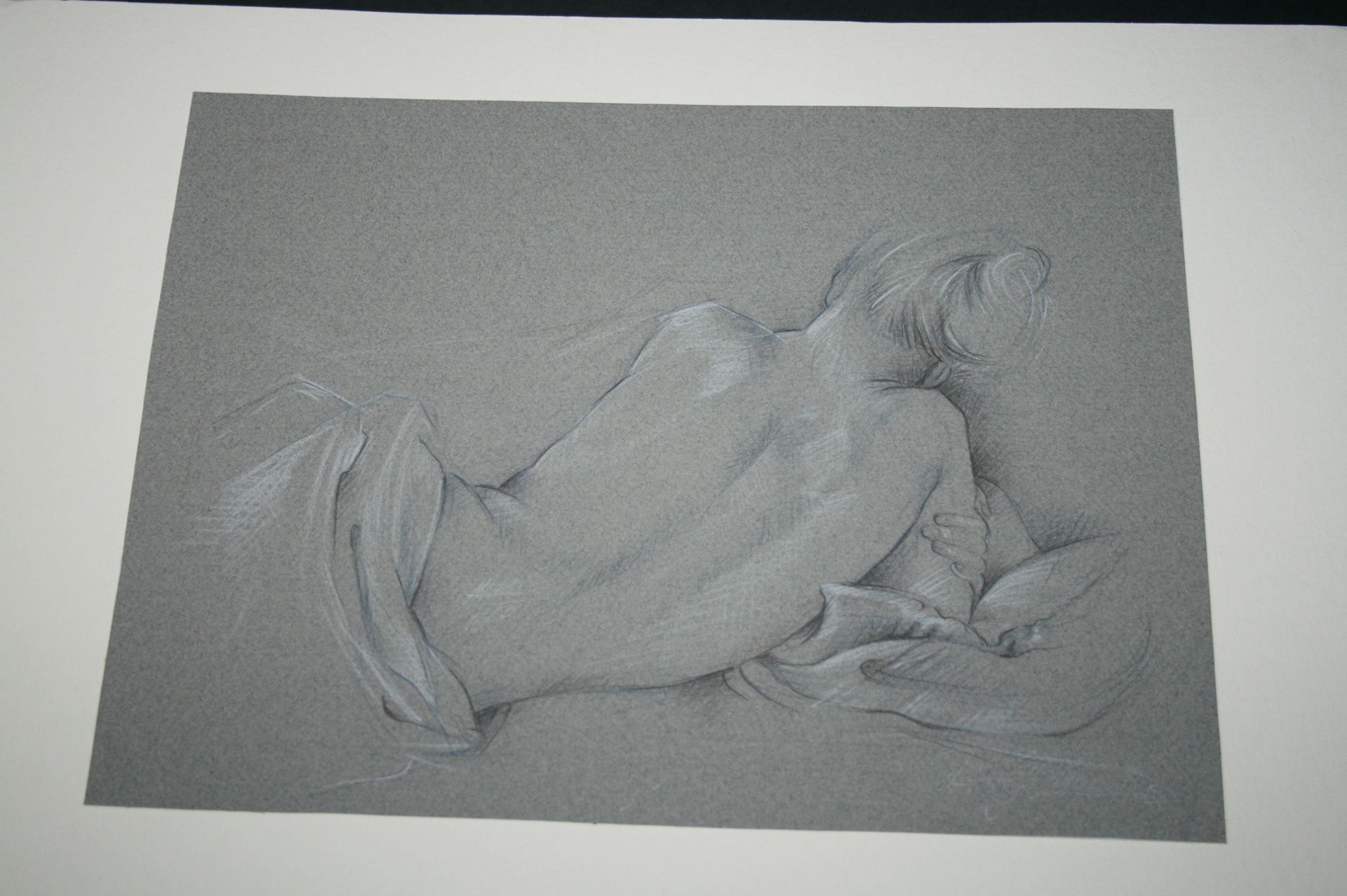 Frau liegend 2001 / DIN A3 