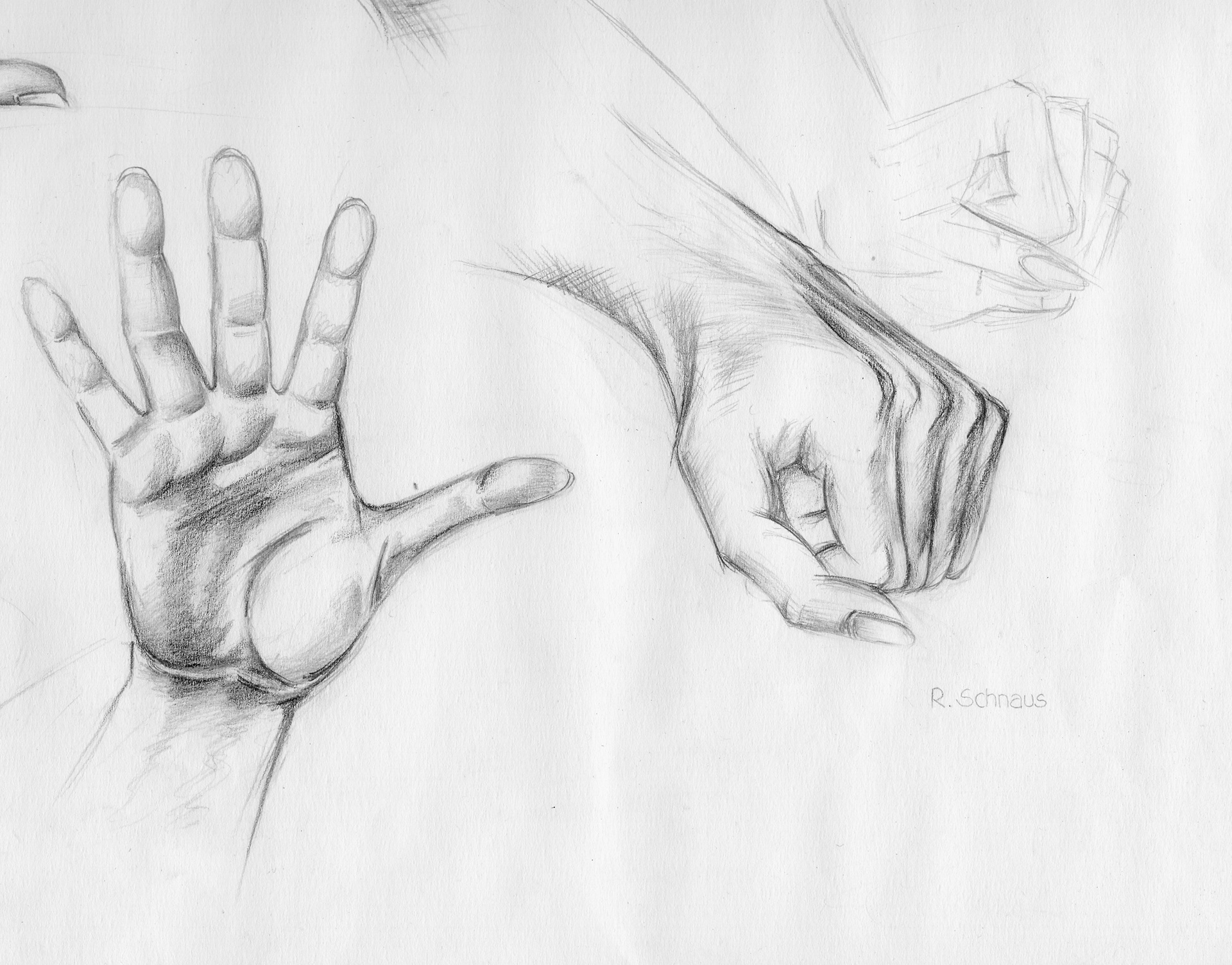 Handstudien 1999 / DIN A 3 