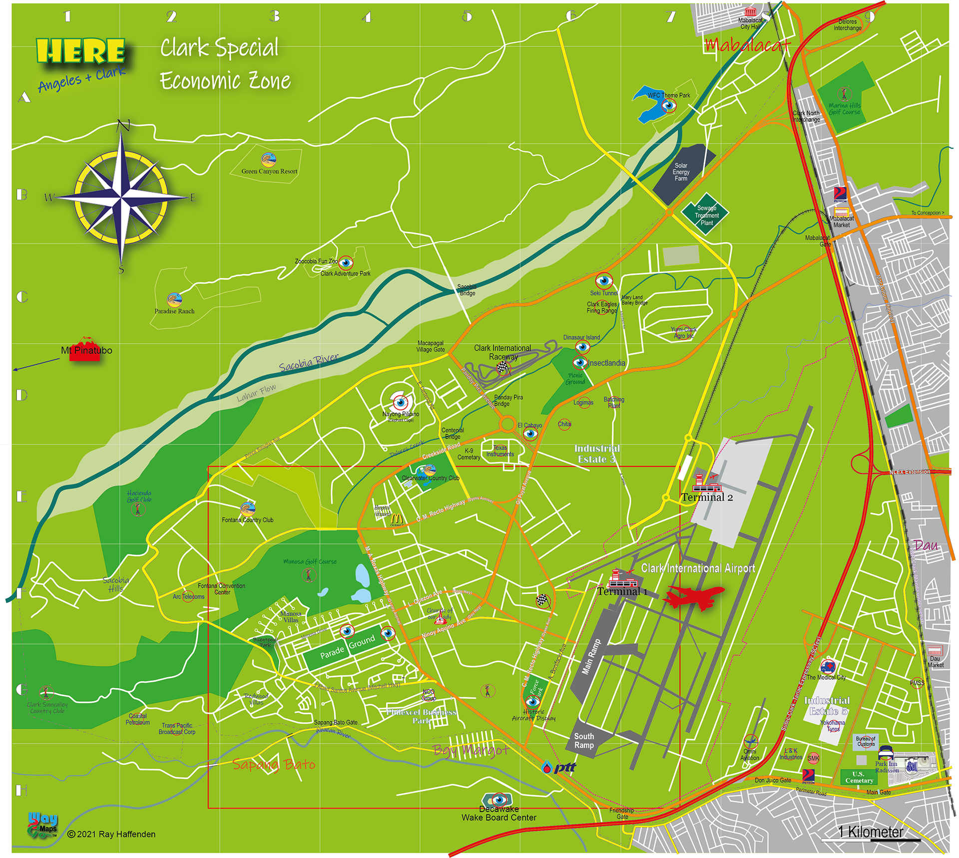 Clark Freeport Map