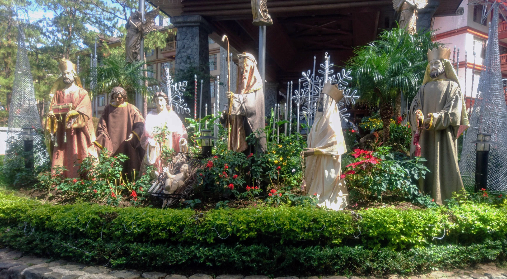 Nativity Wood Carving
