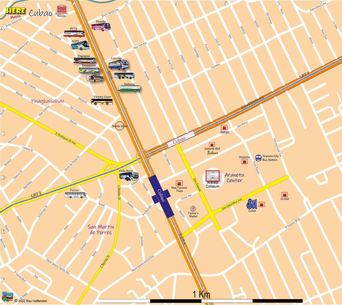 new york avenue cubao map