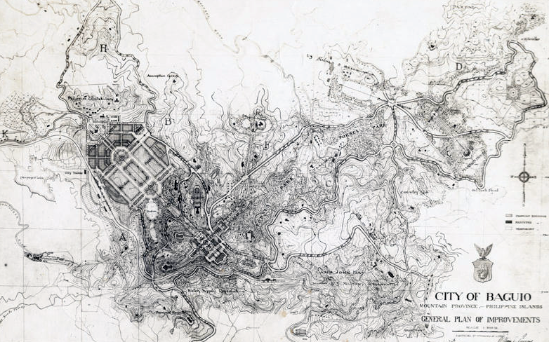 Historic Map of Baguio
