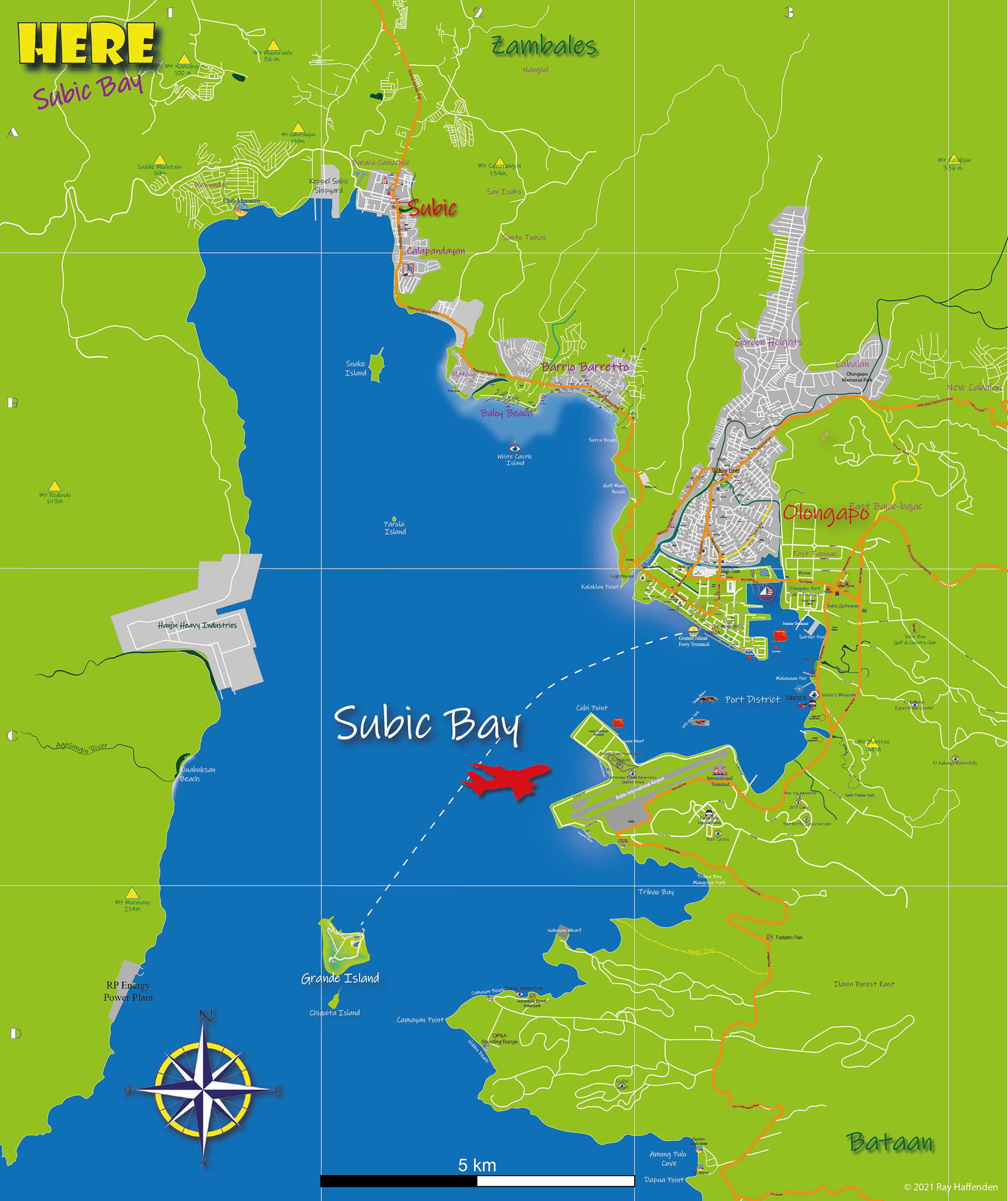 Map of Subic Bay