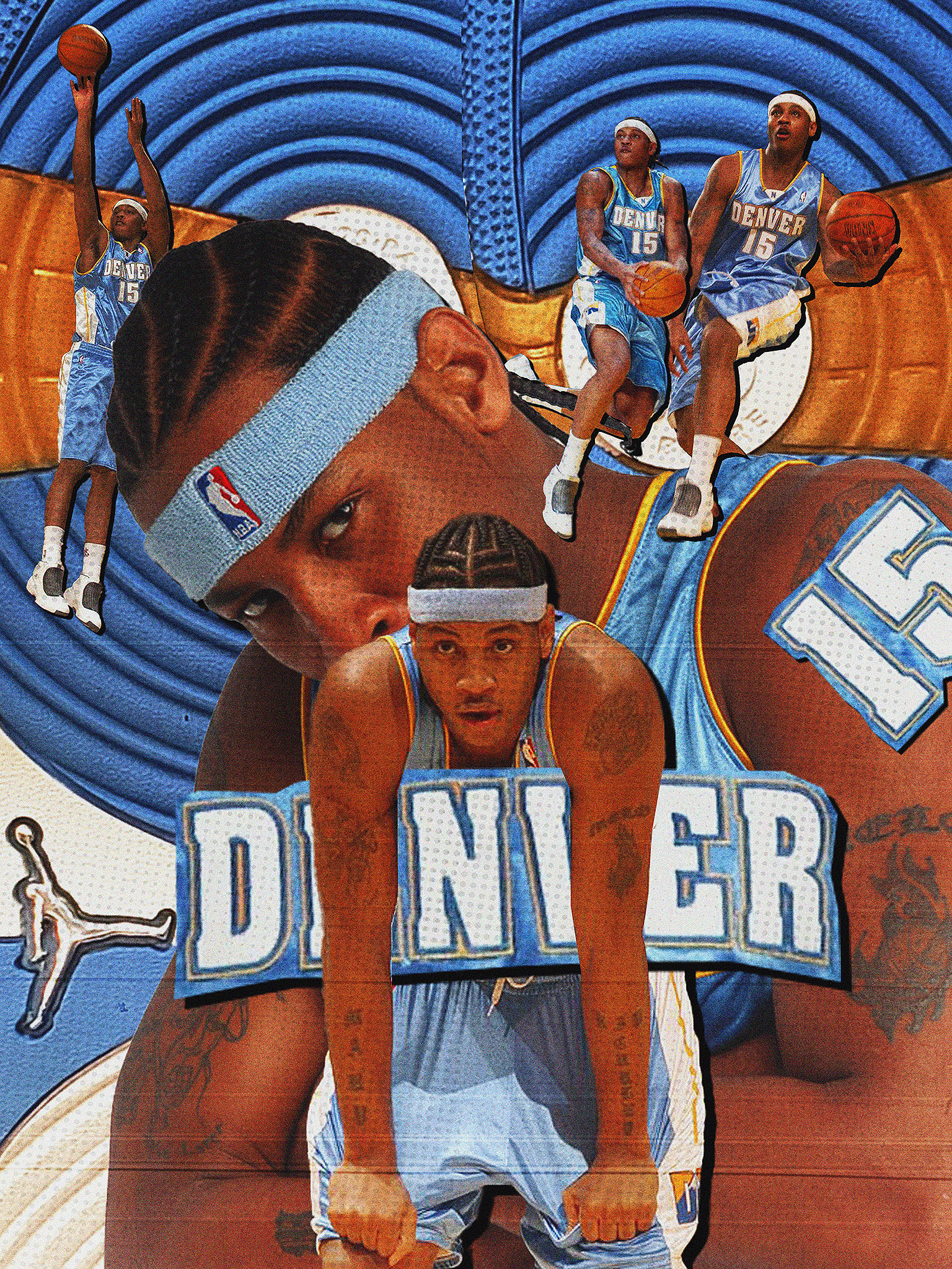 Carmelo Anthony Collage