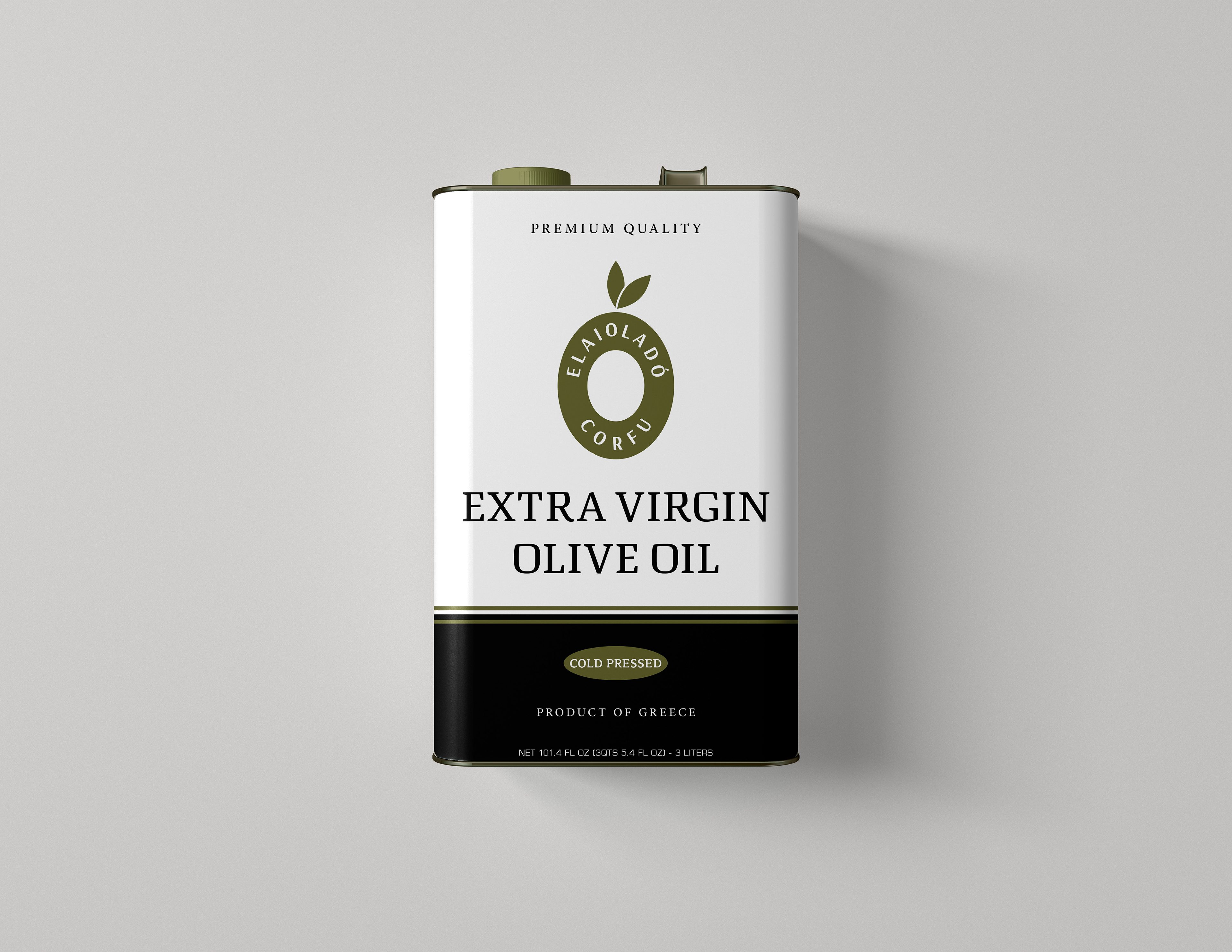 Olive Oil Tin