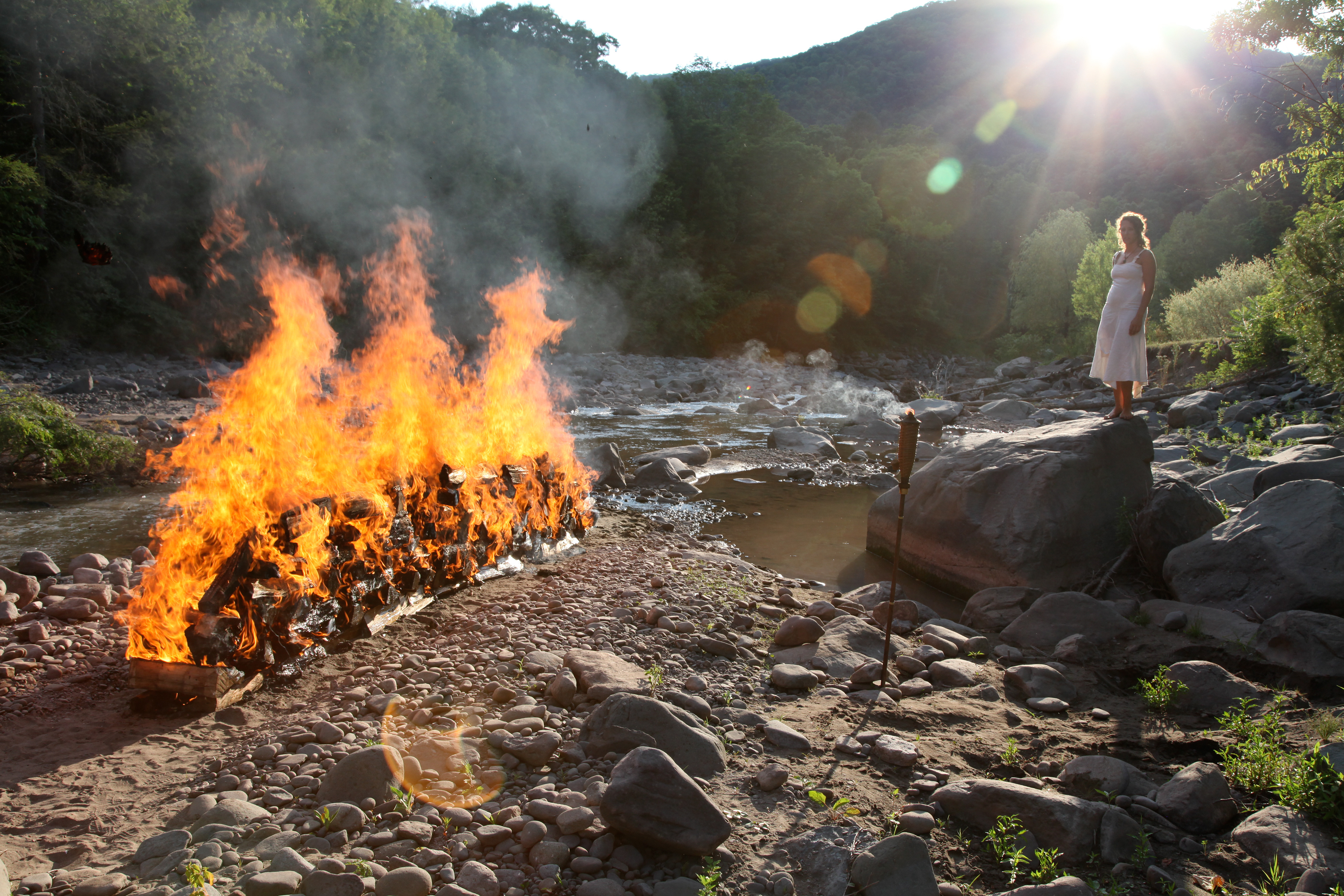 Firewalk, Chichester, New York