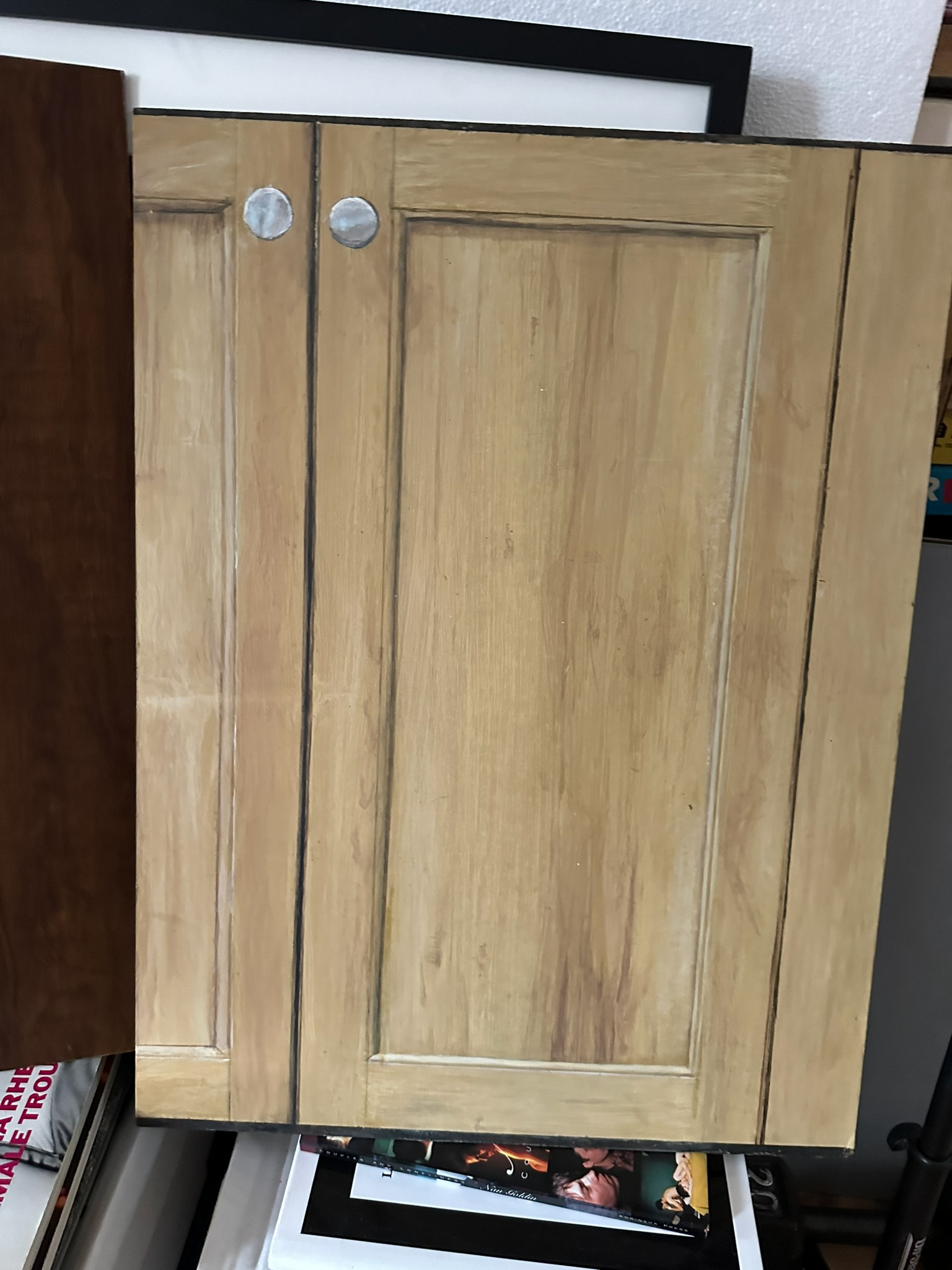 sample woodgrain trompe l'oeil