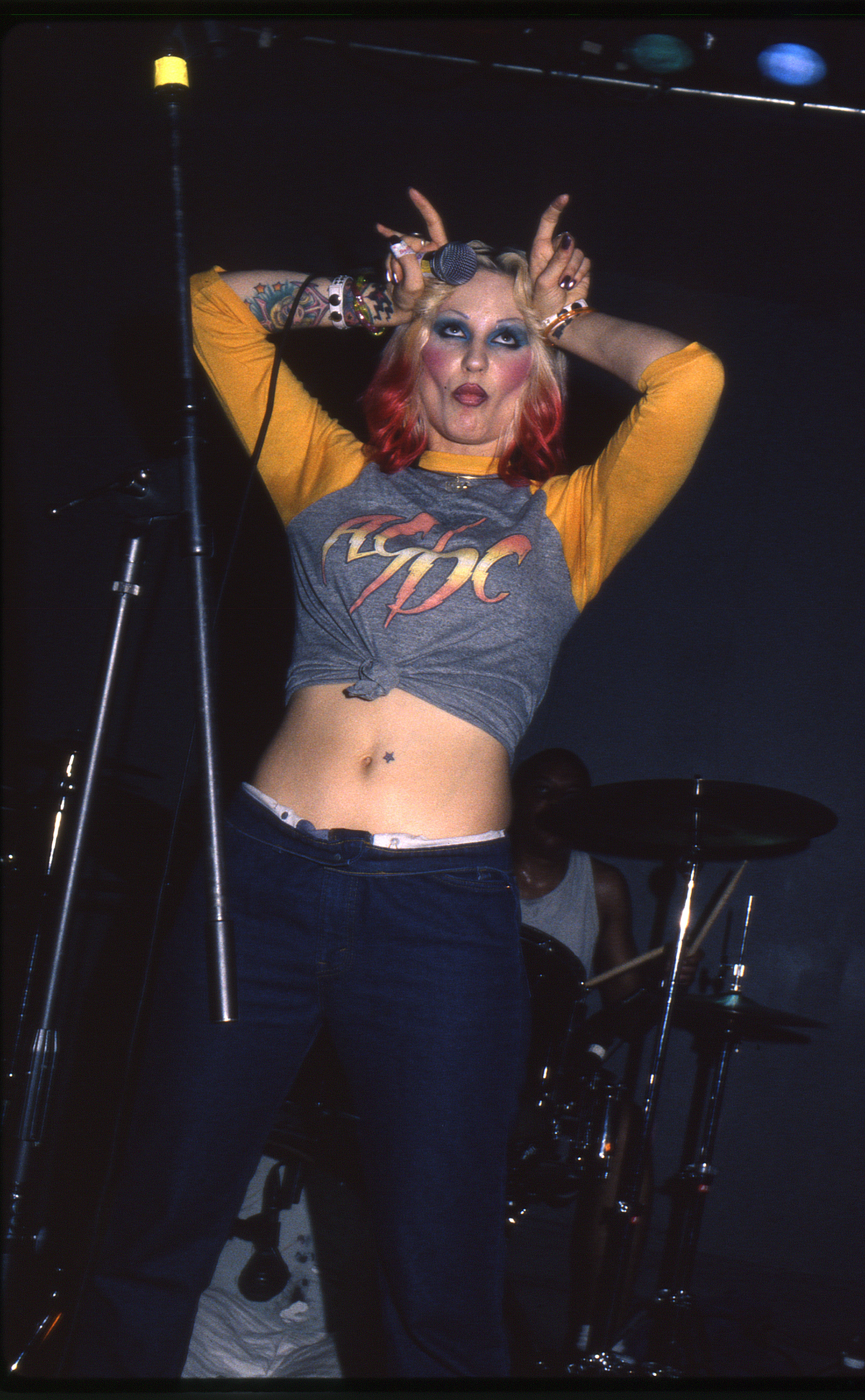 Theo Kogan performing at Squeezebox