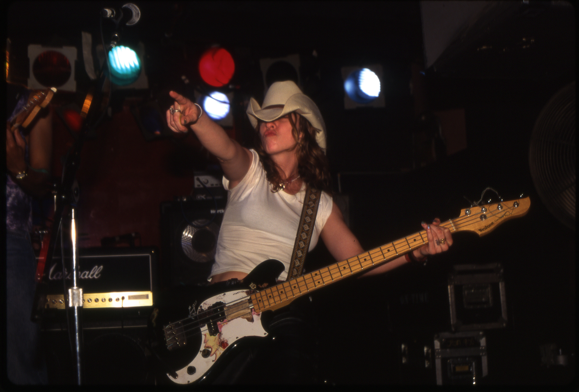 Tia Sprocket on bass