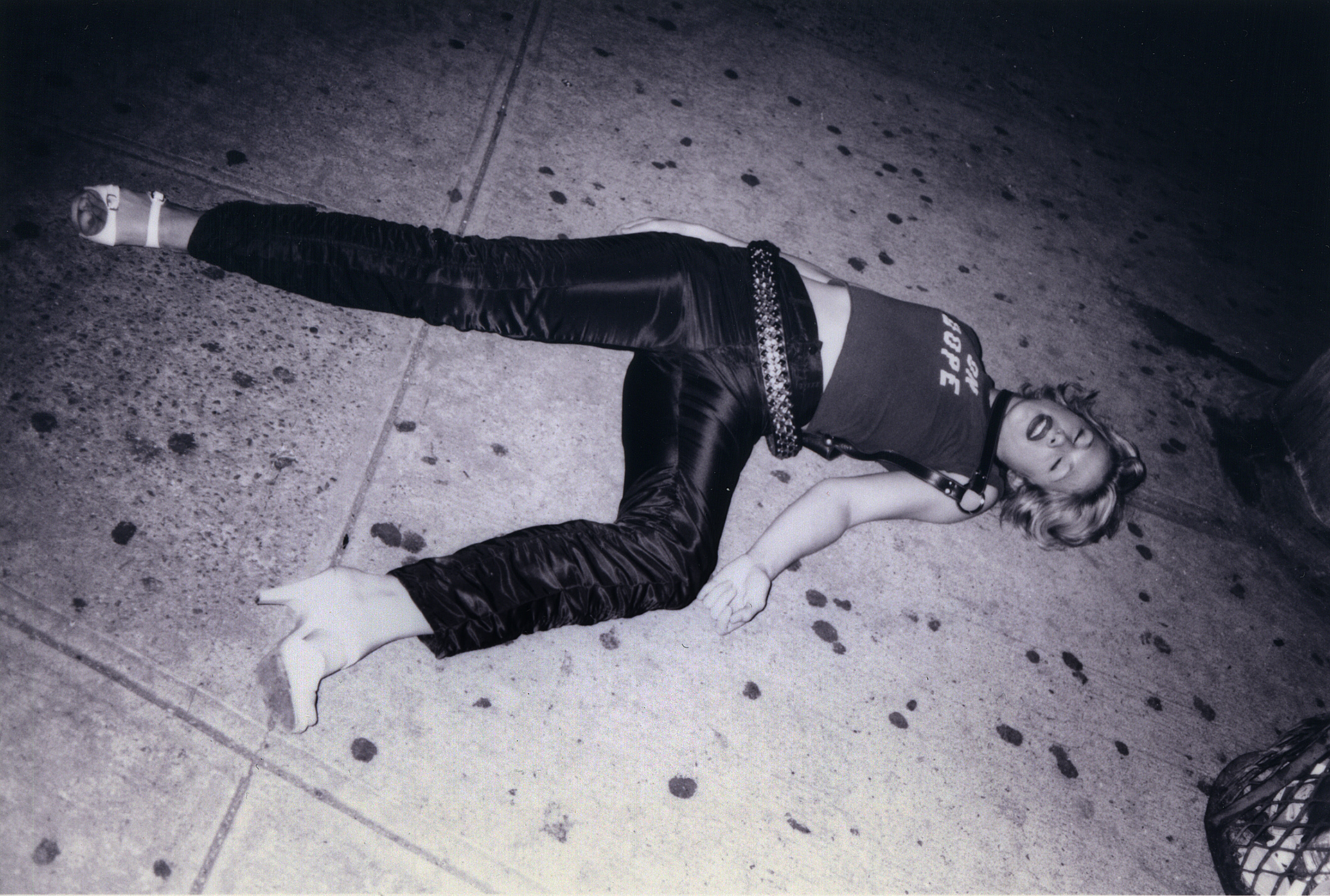 Melanie Vesey on the street