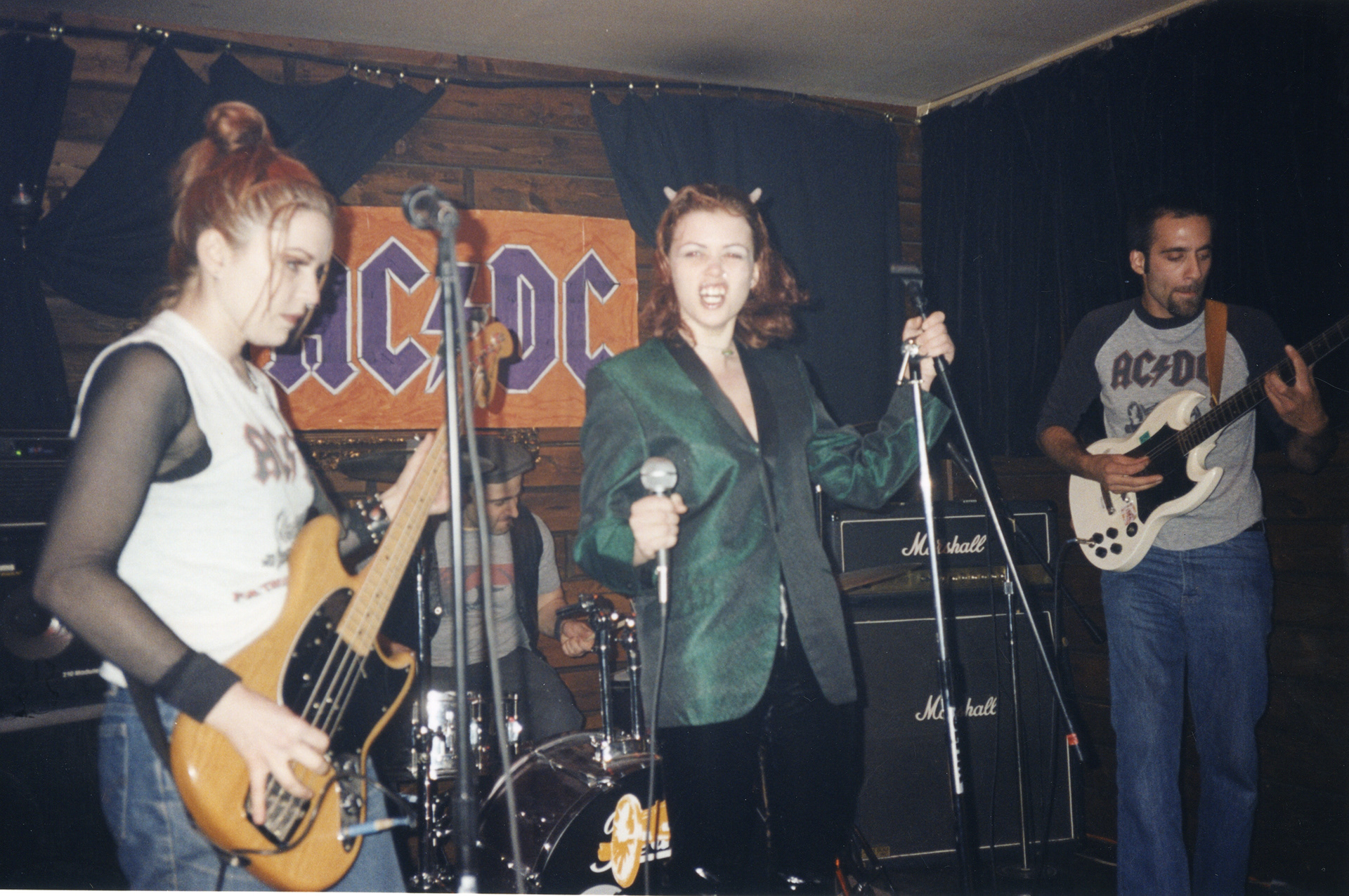 Old Baby performing at Meow Mix