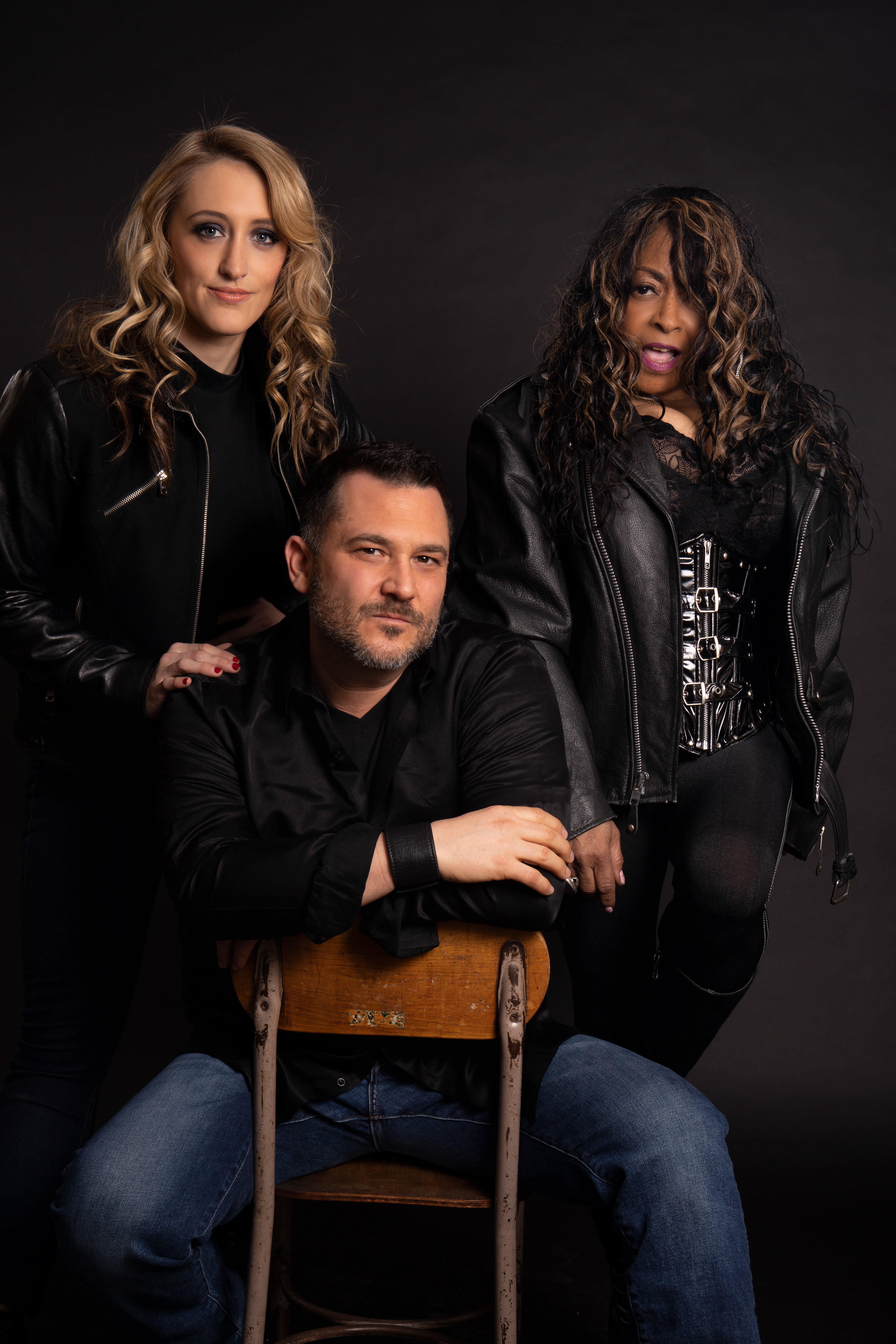 Robert Cotnoir, with Sarah Naughton and Amuka