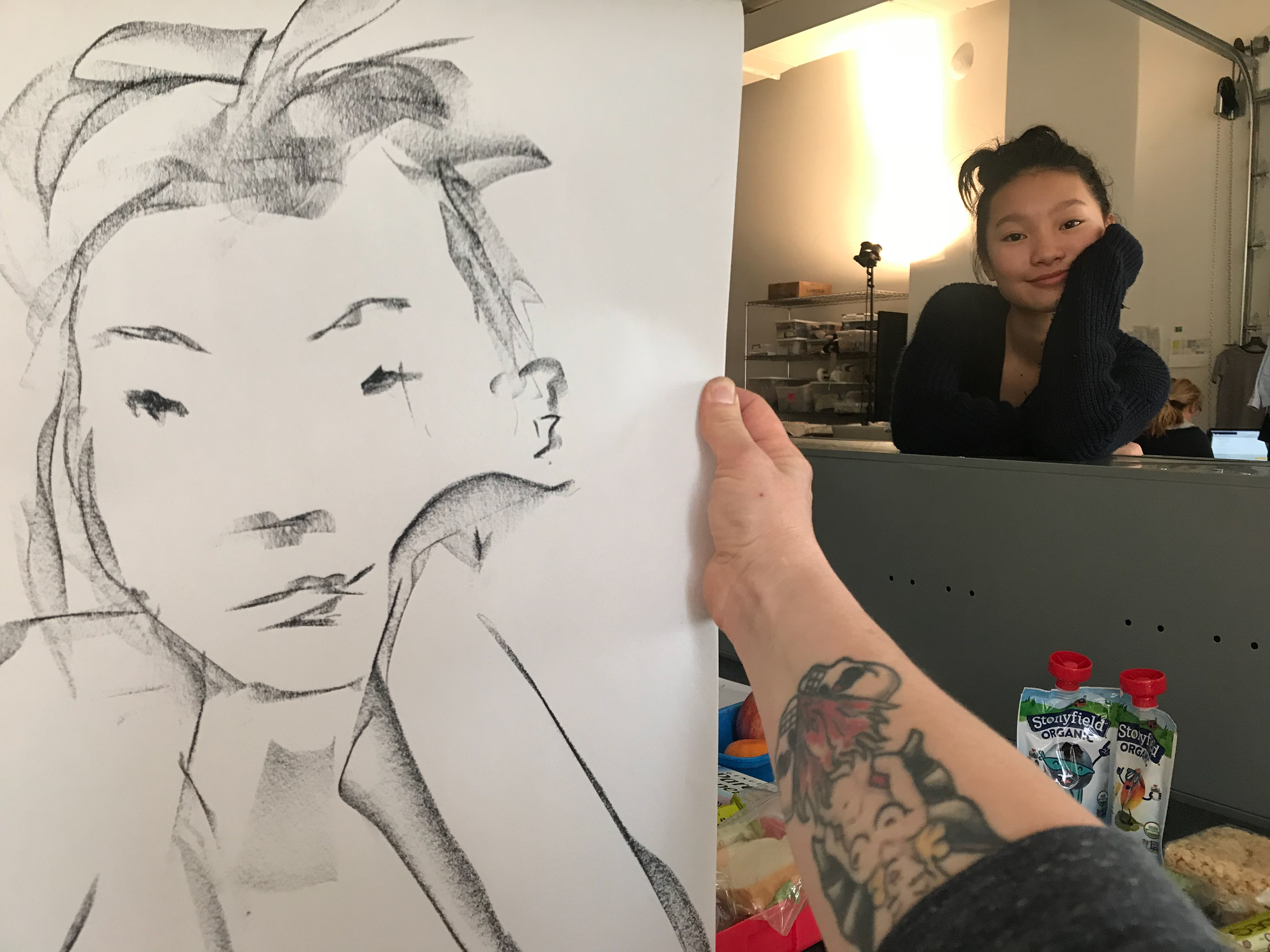 sketch on set