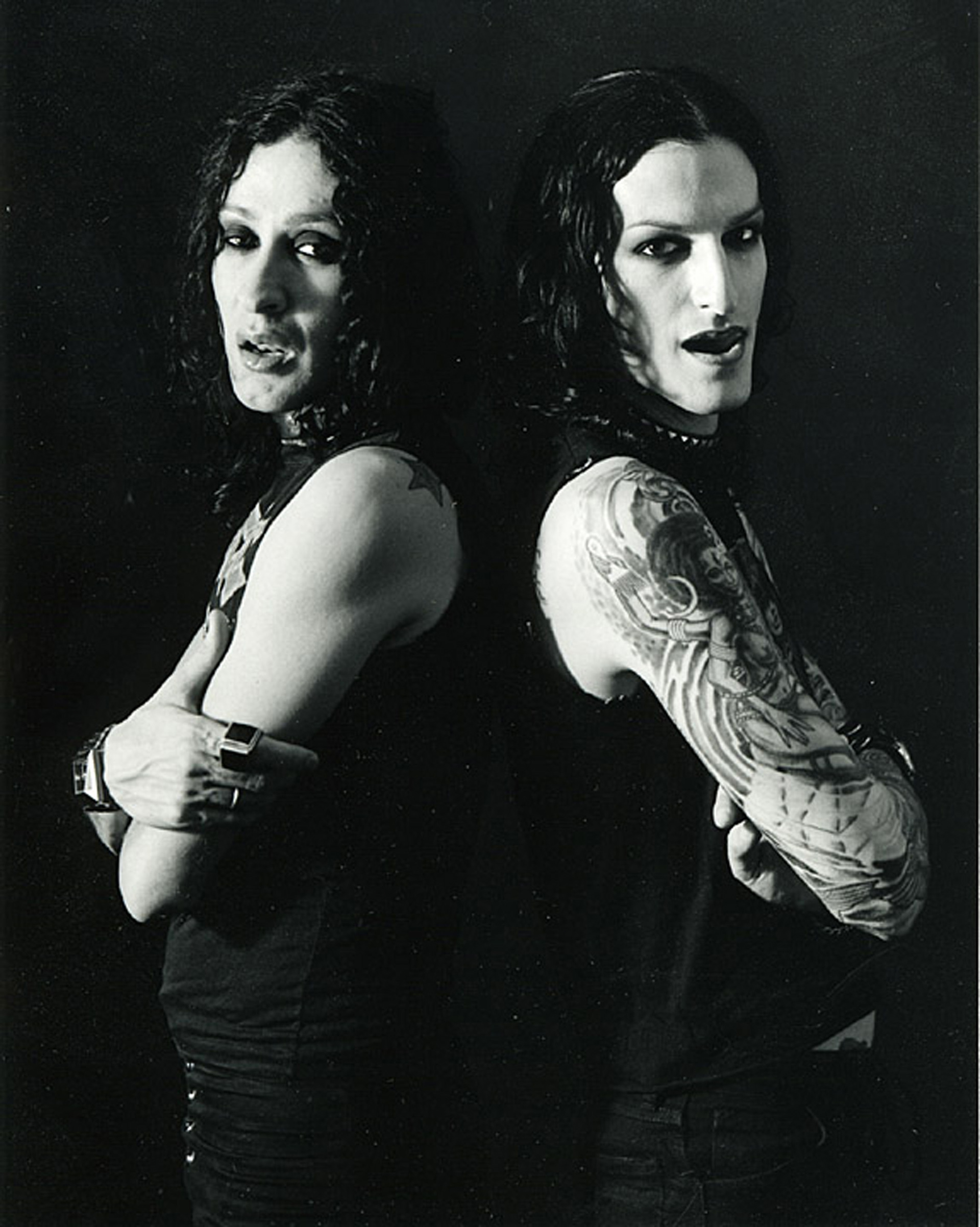 Jojo Americo with GSpot Greg Siebel, Pseudo Kin portrait