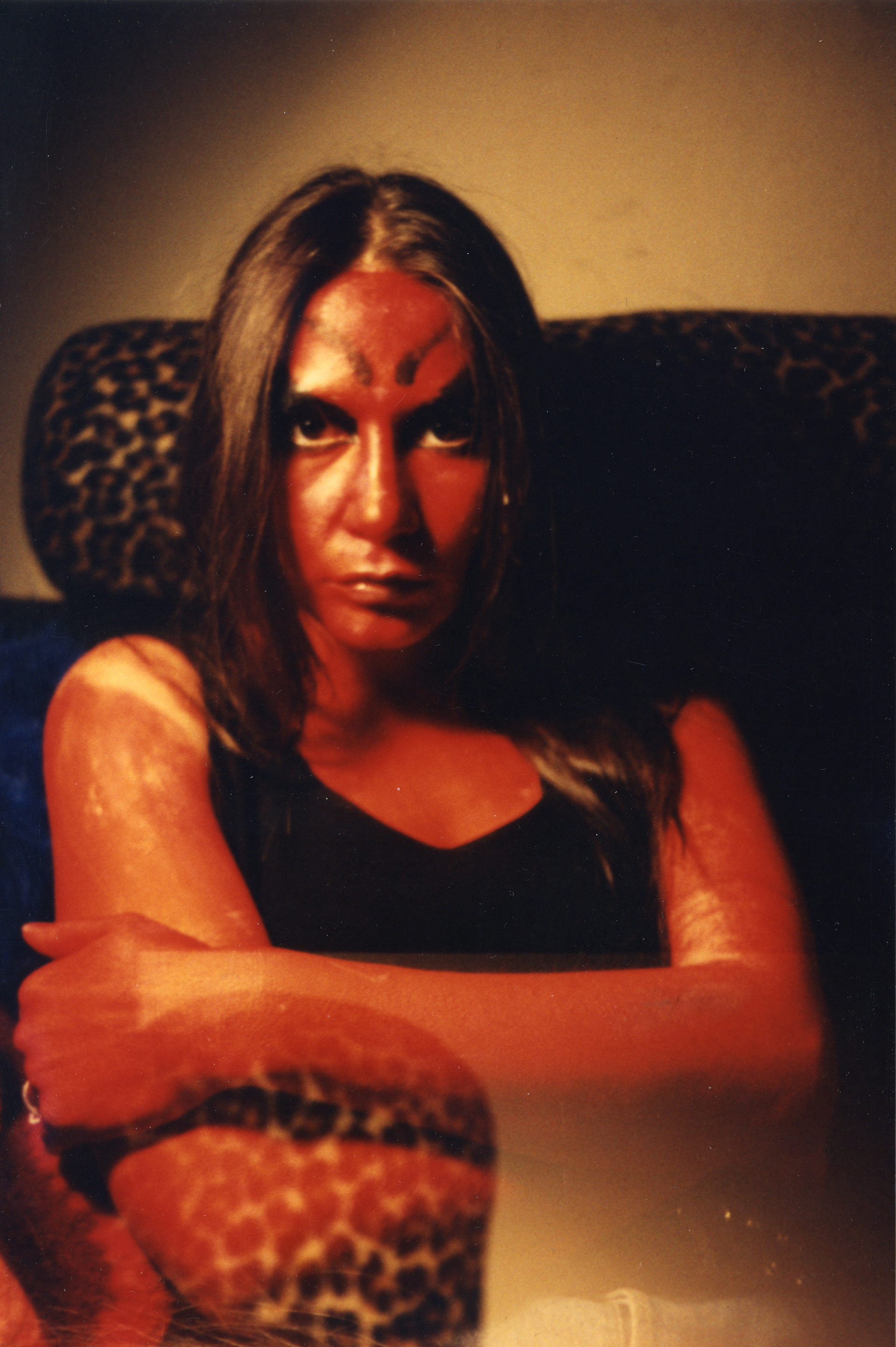 Katrina del Mar in Karen Black Makeup