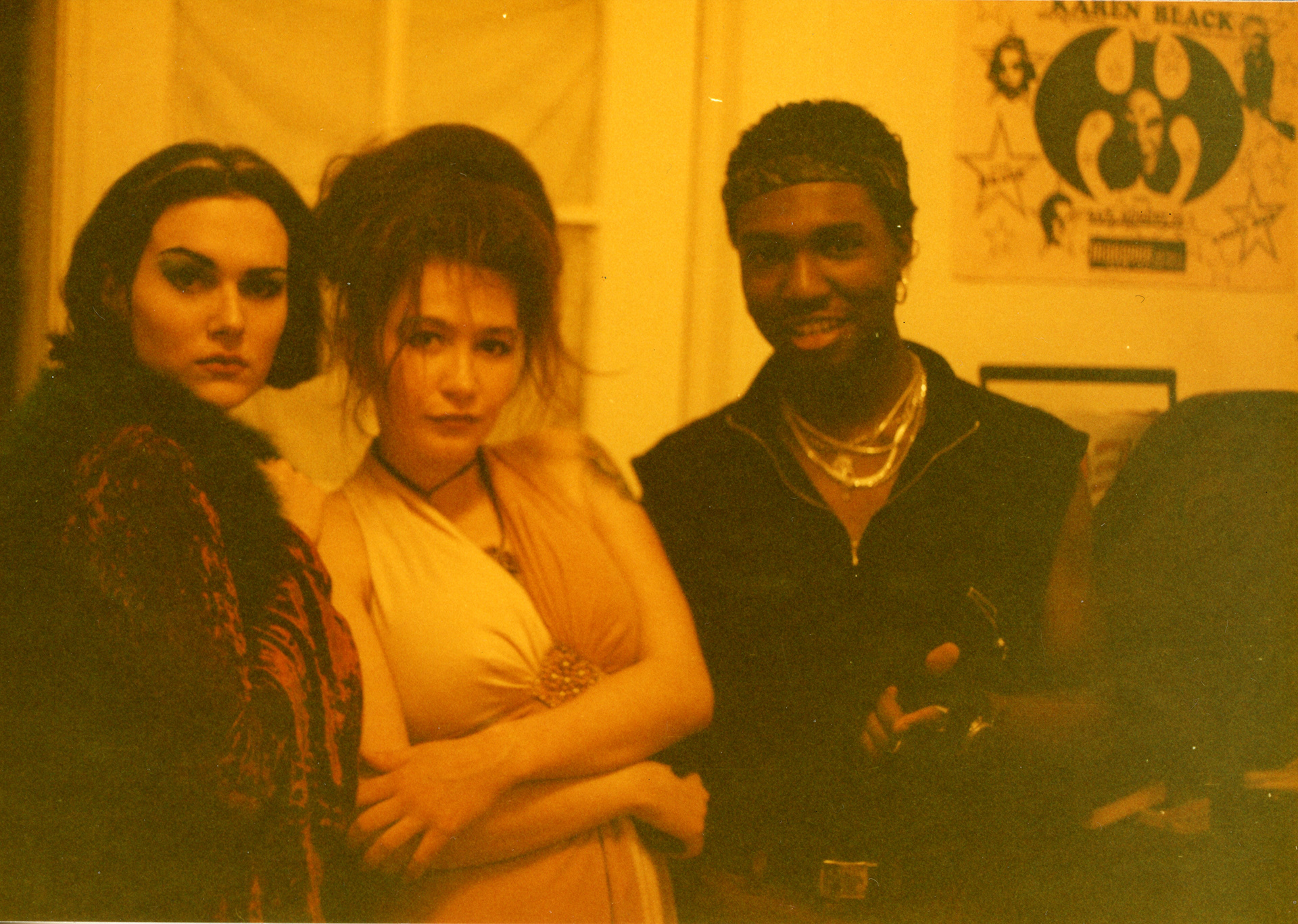 Nicole Zaray, Katrina del Mar, Bejay Rose, St Mark's Pl. prepping for Jackie 60 House of Domination performance