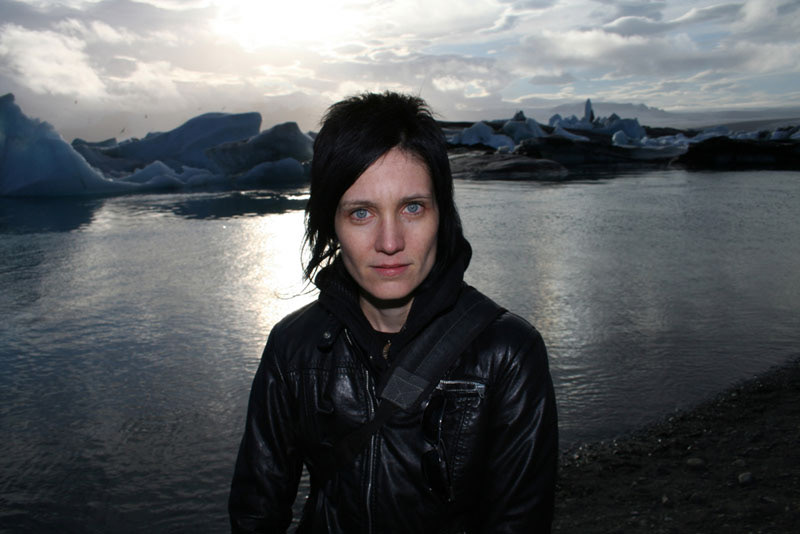 Sarah at Jökulsárlón, Iceland