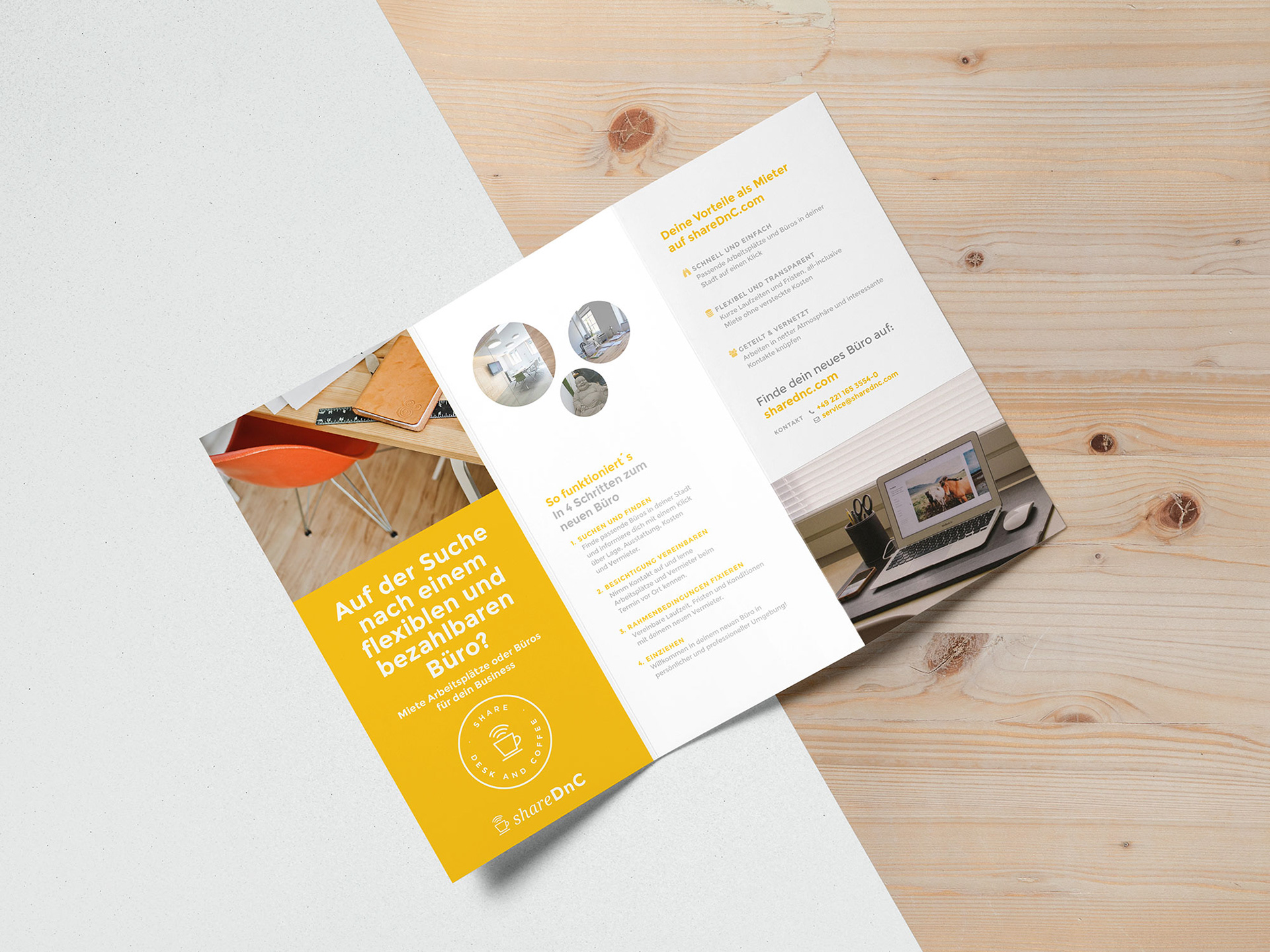 shareDnC Flyer von Mareike Rabe