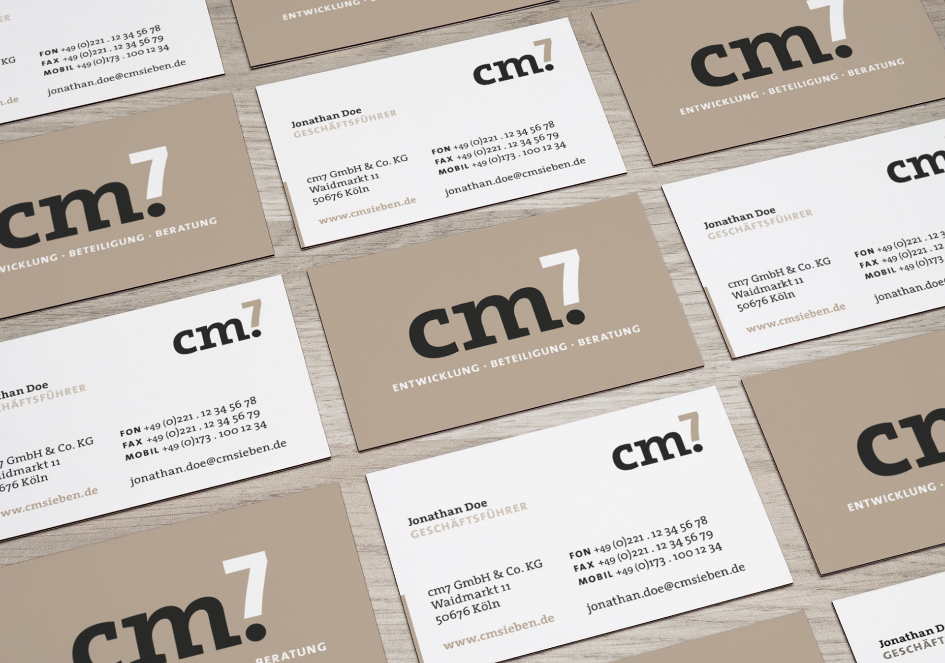 cm7 Visitenkarten von Mareike Rabe