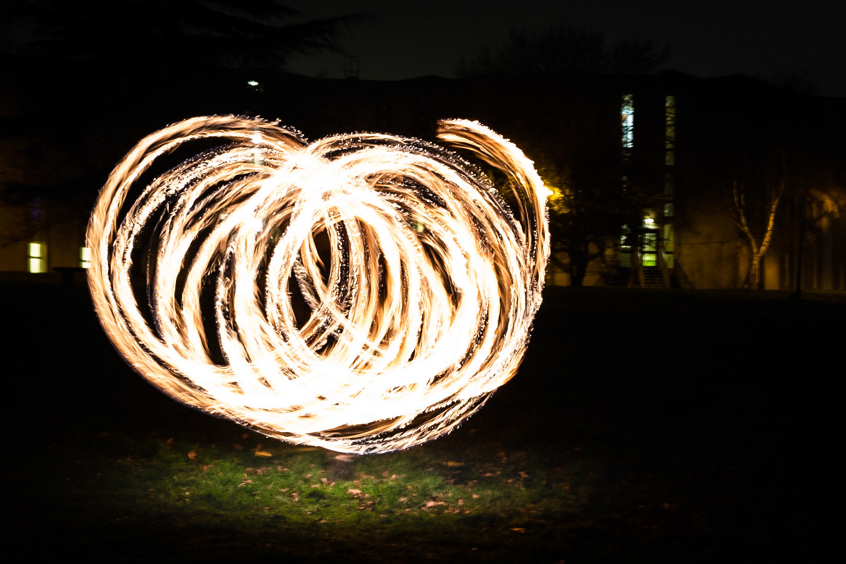 The floating fireball