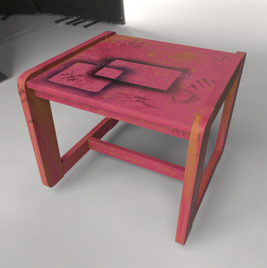 Art Desk || Textures and Model