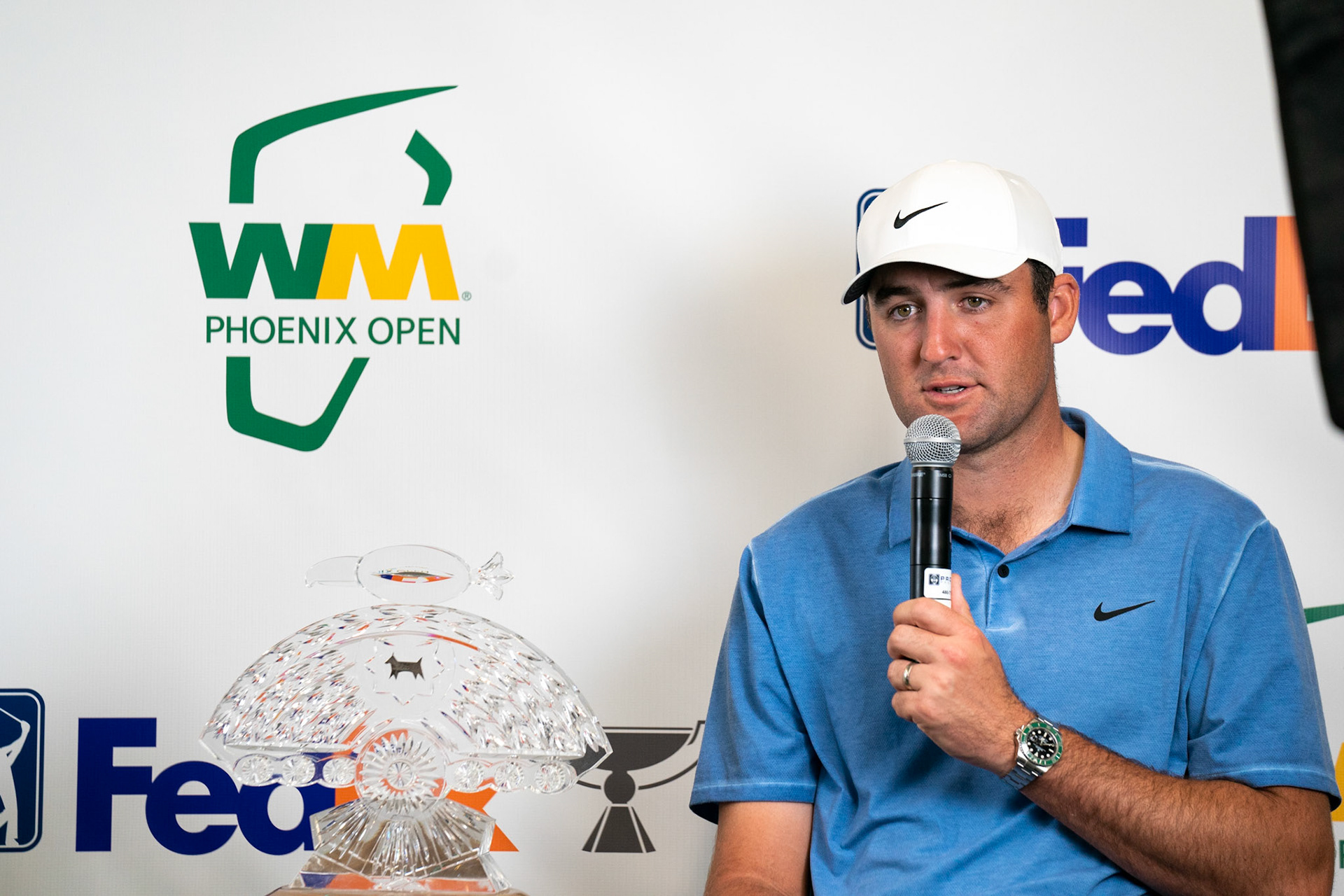 Feb 12, 2023; Scottsdale, Arizona,USA; during the final round of the WM Phoenix Open golf tournament. Mandatory Credit: Allan Henry-USA TODAY Sports