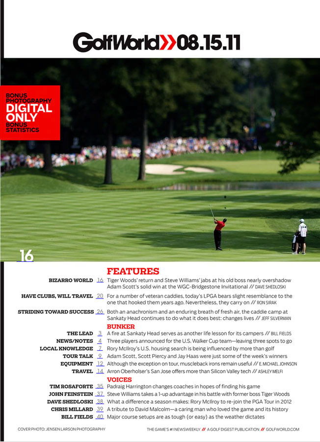 Tiger Woods. (Photo by Allan Henry / ahenry.com)