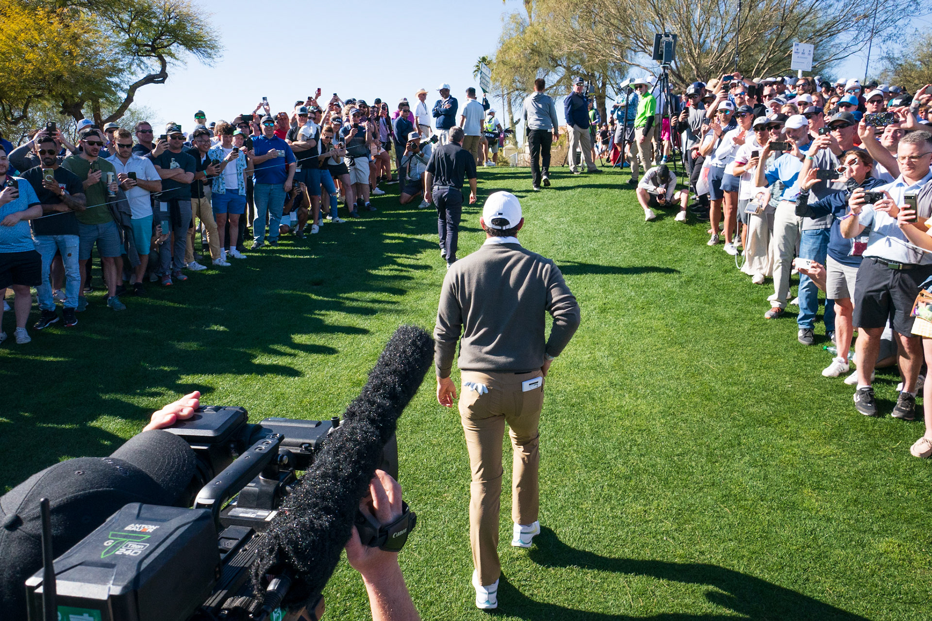 Feb 10, 2023; Scottsdale, Arizona, USA; during the second round of the WM Phoenix Open golf tournament. Mandatory Credit: Allan Henry-USA TODAY Sports