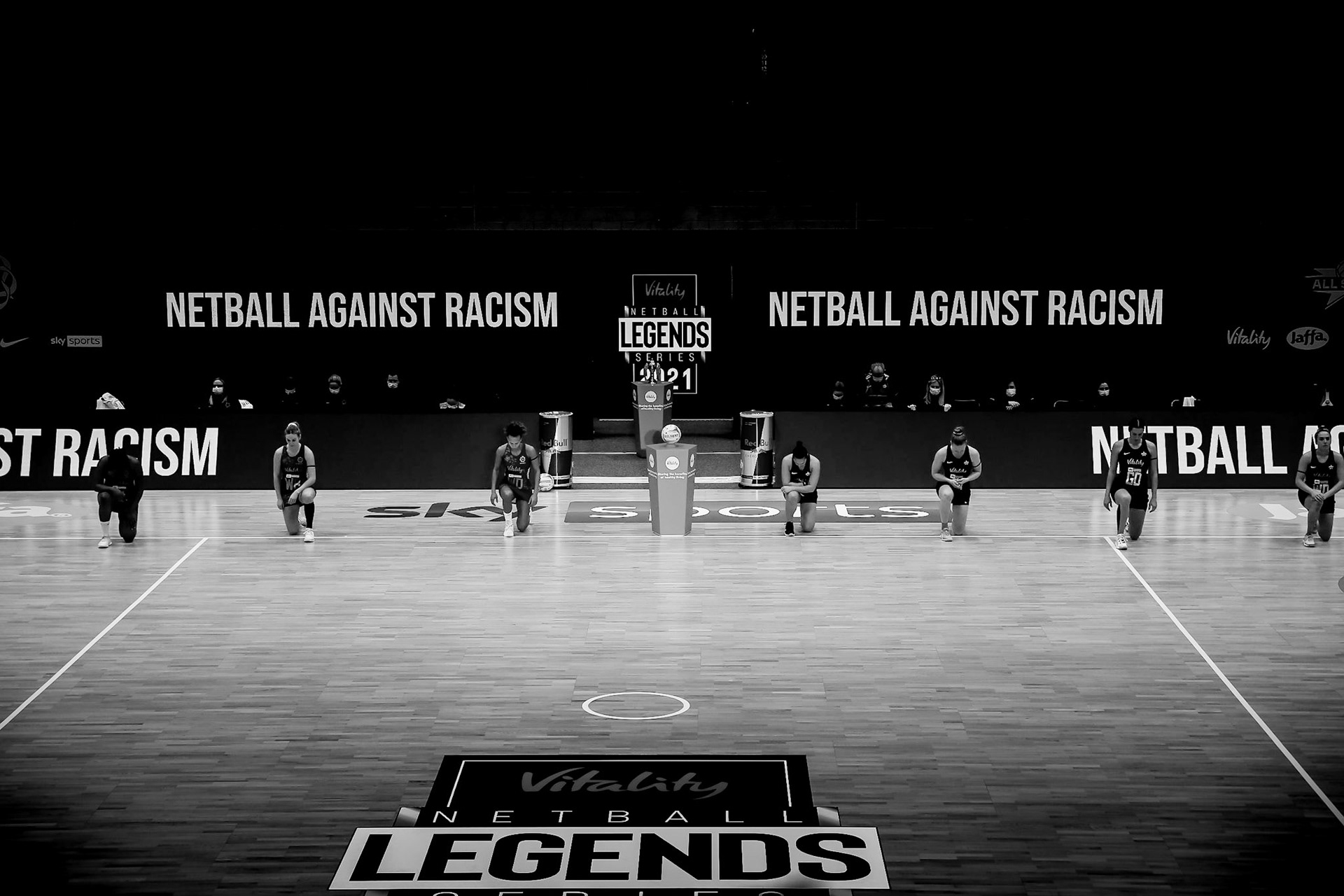 during Game 2 of the Vitality Netball Legends Series at Loughborough University, Loughborough, England on 22th January 2021