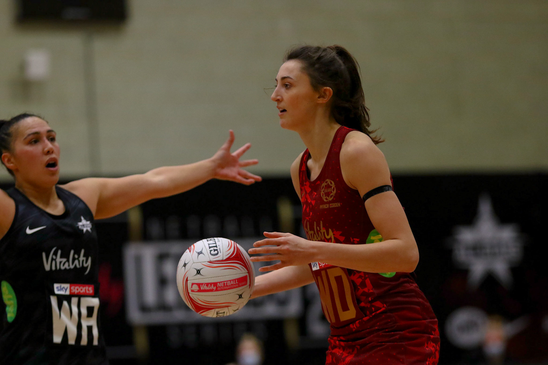 during Game 1 of the Vitality Netball Legends Series at Loughborough University, Loughborough, England on 20th January 2021