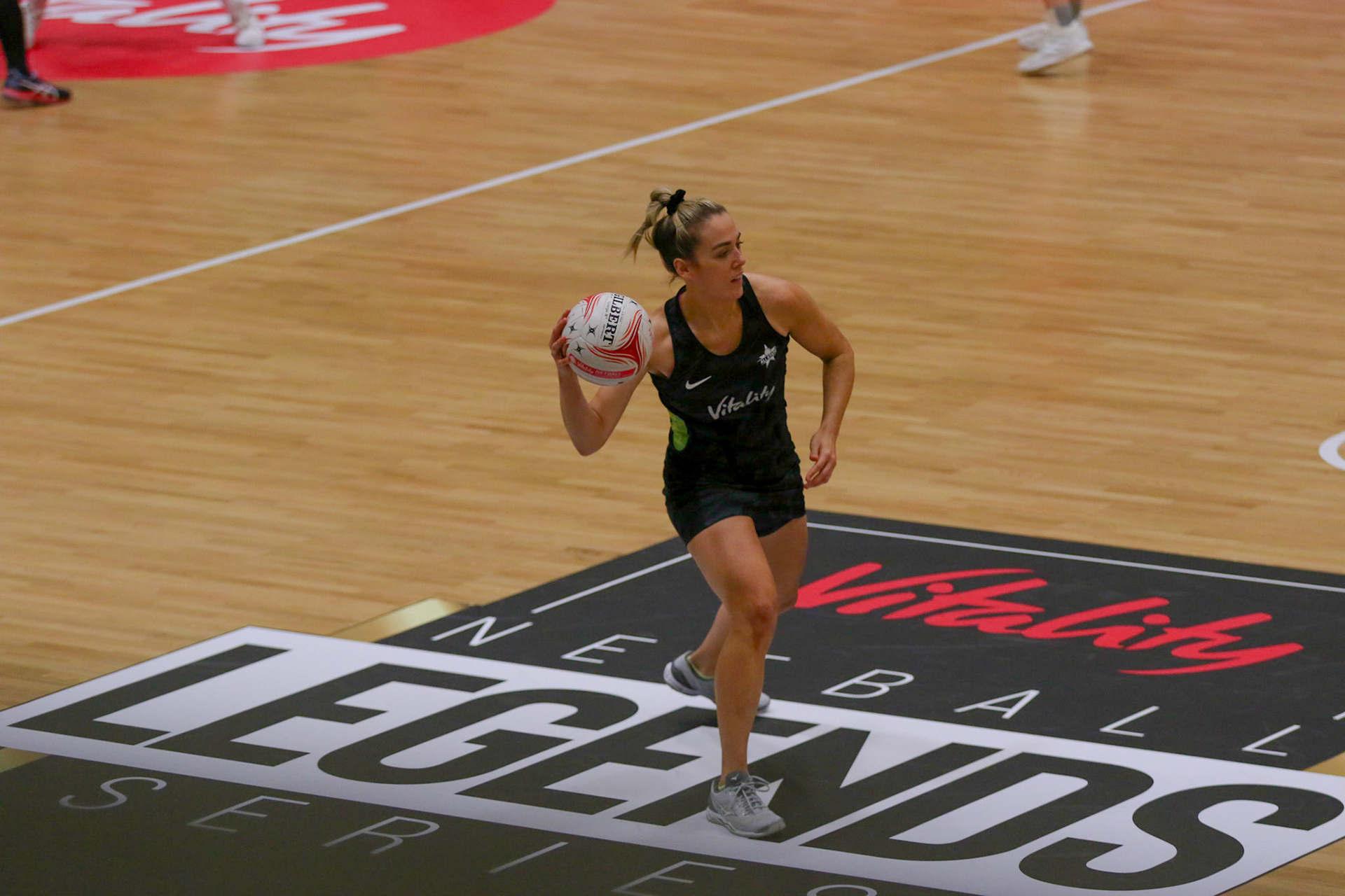during Game 2 of the Vitality Netball Legends Series at Loughborough University, Loughborough, England on 22th January 2021