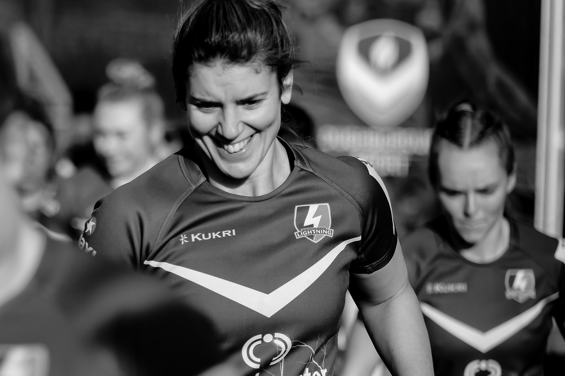 Sarah Hunter of Loughborough Lightning during the Allianz Premier 15s match between Loughborough Lightning and DMP Sharks at The Loughborough University, England on 28th Jan 2022. © @benlumleyphoto