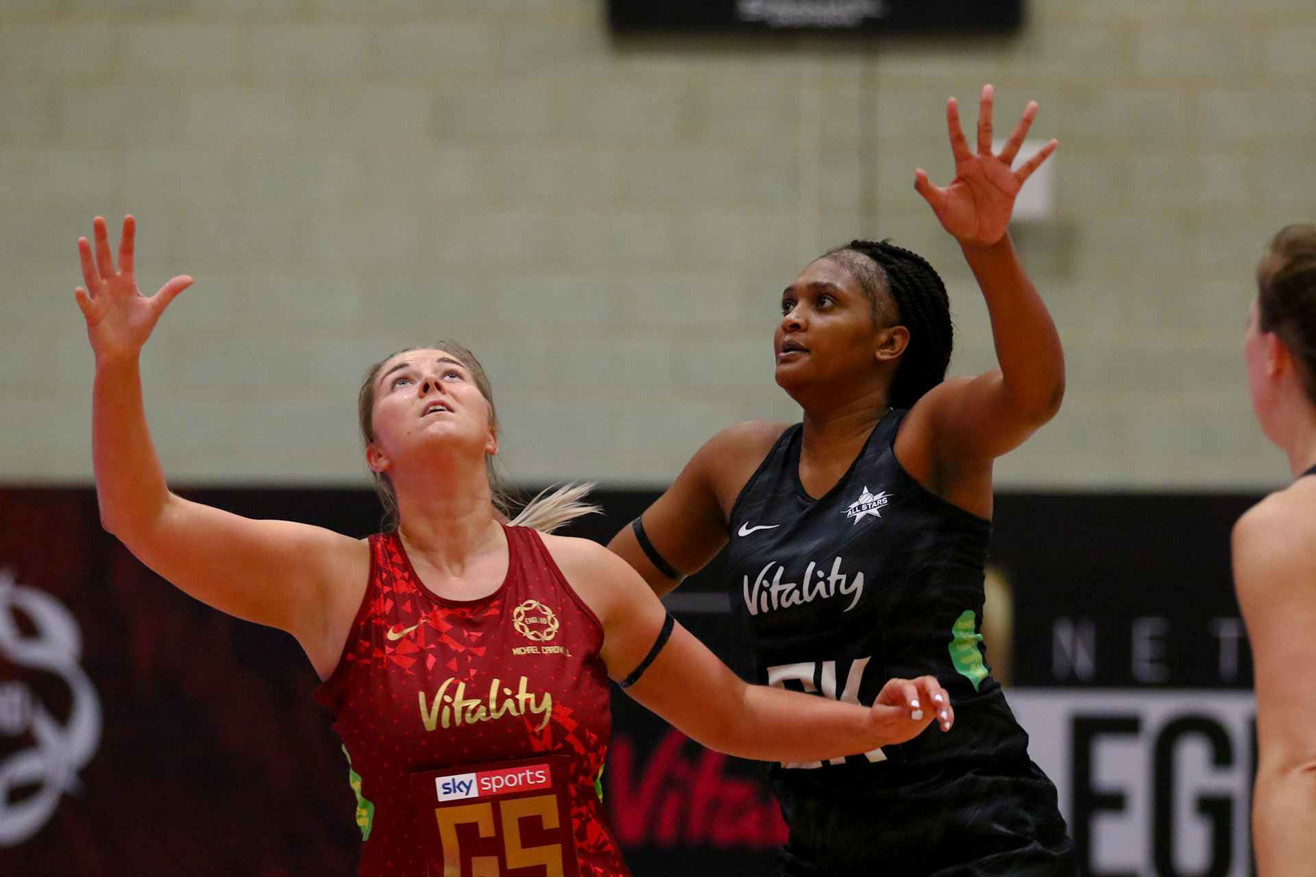 during Game 1 of the Vitality Netball Legends Series at Loughborough University, Loughborough, England on 20th January 2021