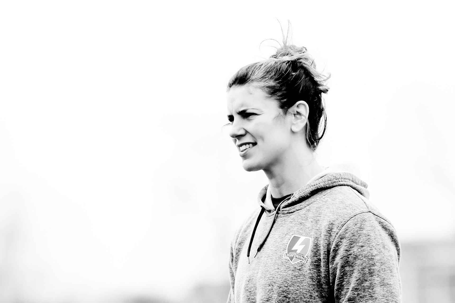 Warm up during the Allianz Premier 15s match between Loughborough Lightning and Wasps Ladies at Loughborough University, Loughborough, England on 20th March 2021.