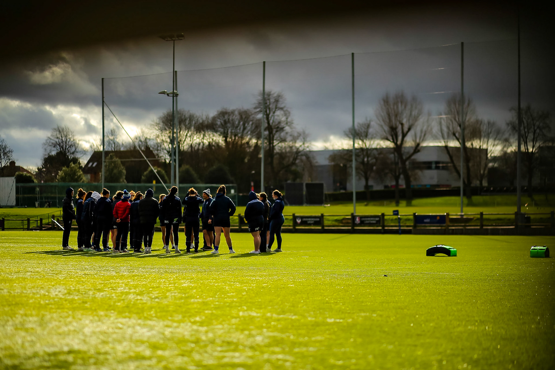 Shot during the Allianz Premier 15s match between Loughborough Lightning and DMP Sharks at The Loughborough University, England on 28th Jan 2022. © @benlumleyphoto