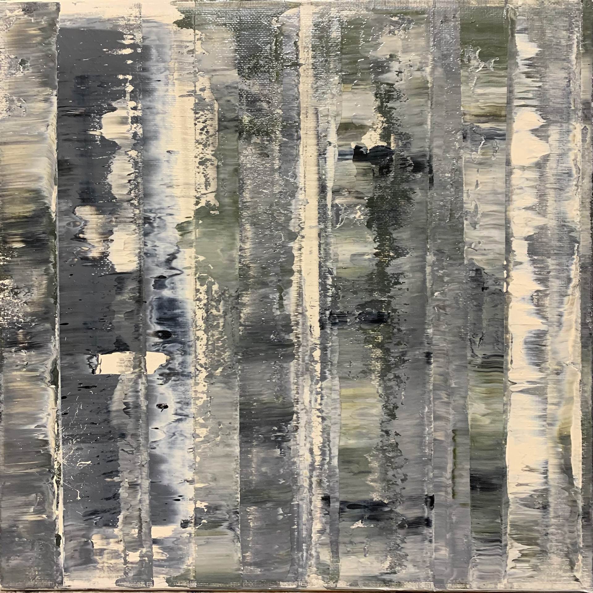 o. T., Jan 2022, Acryl auf Leinwand, 30 x 30 cm