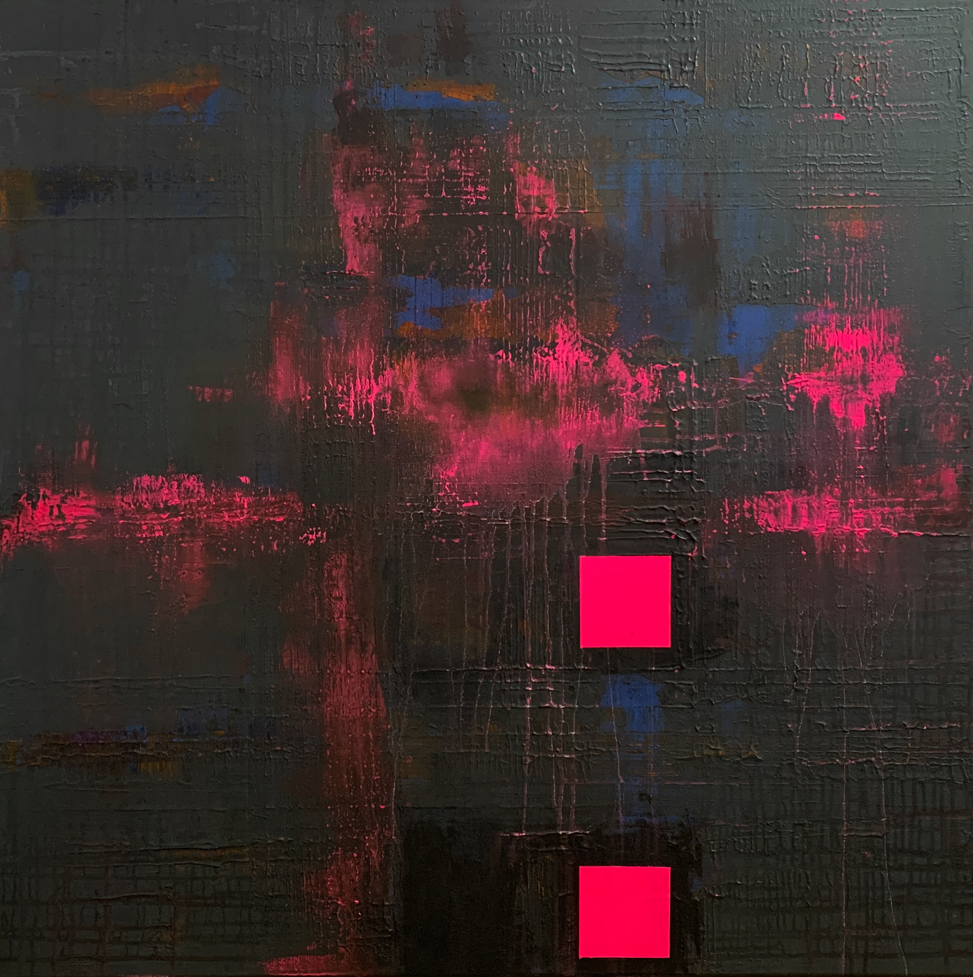 Abstrakte Malerei - Kunstwerk - Urban Night - 2025