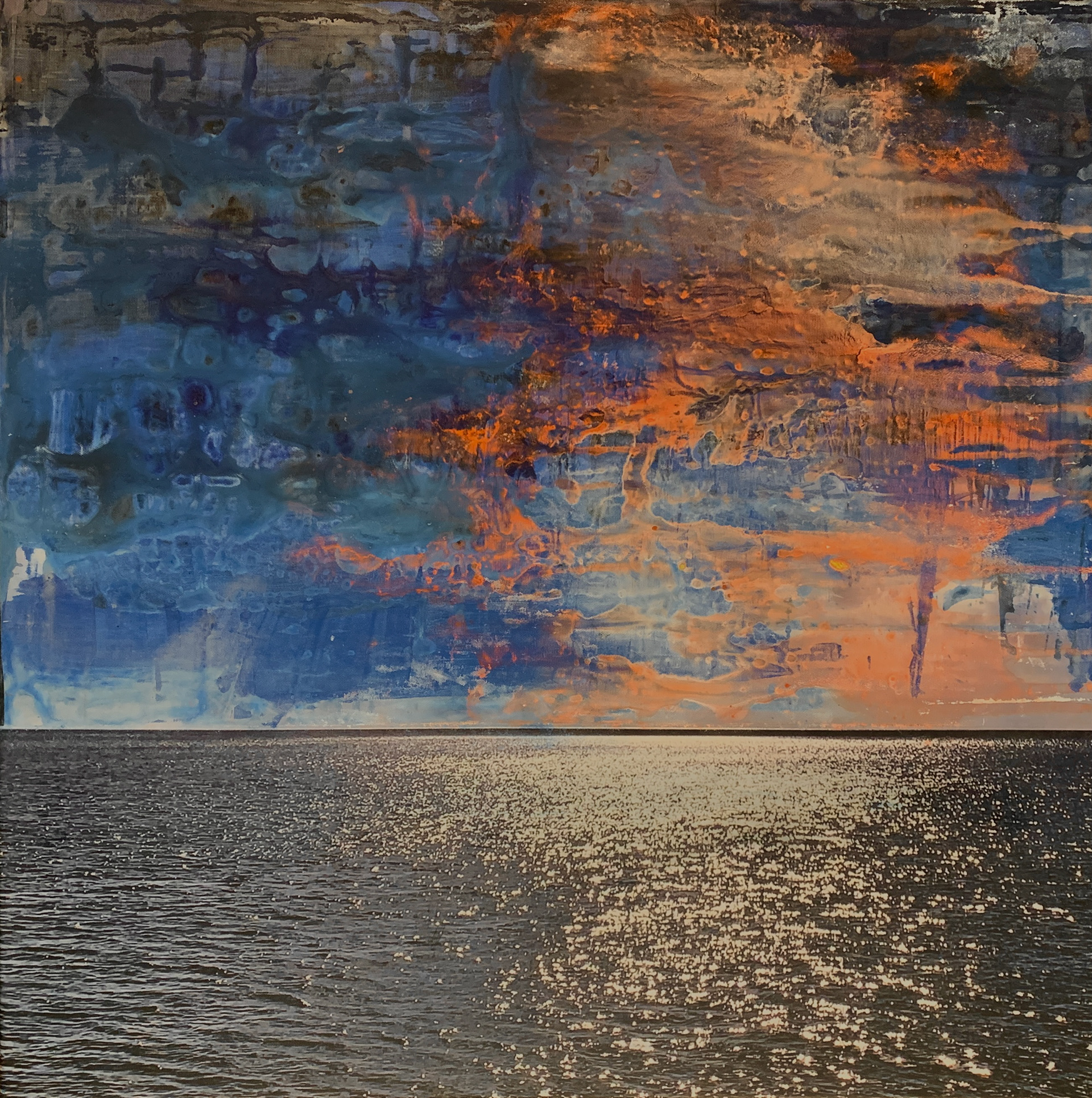 Kunstwerk Malerische Spiegelung #12